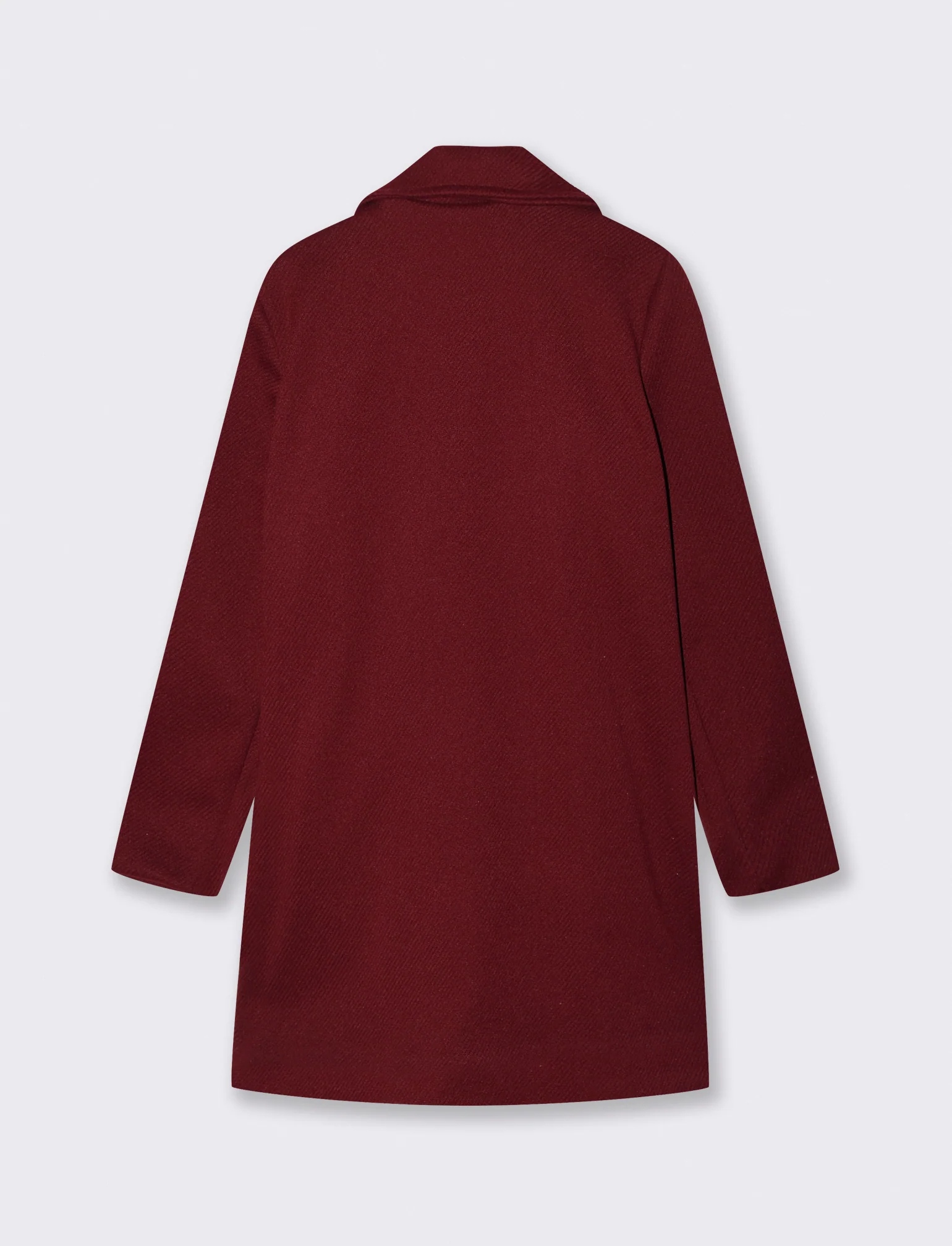 Cappotto doppio petto - Bordeaux - Image 2