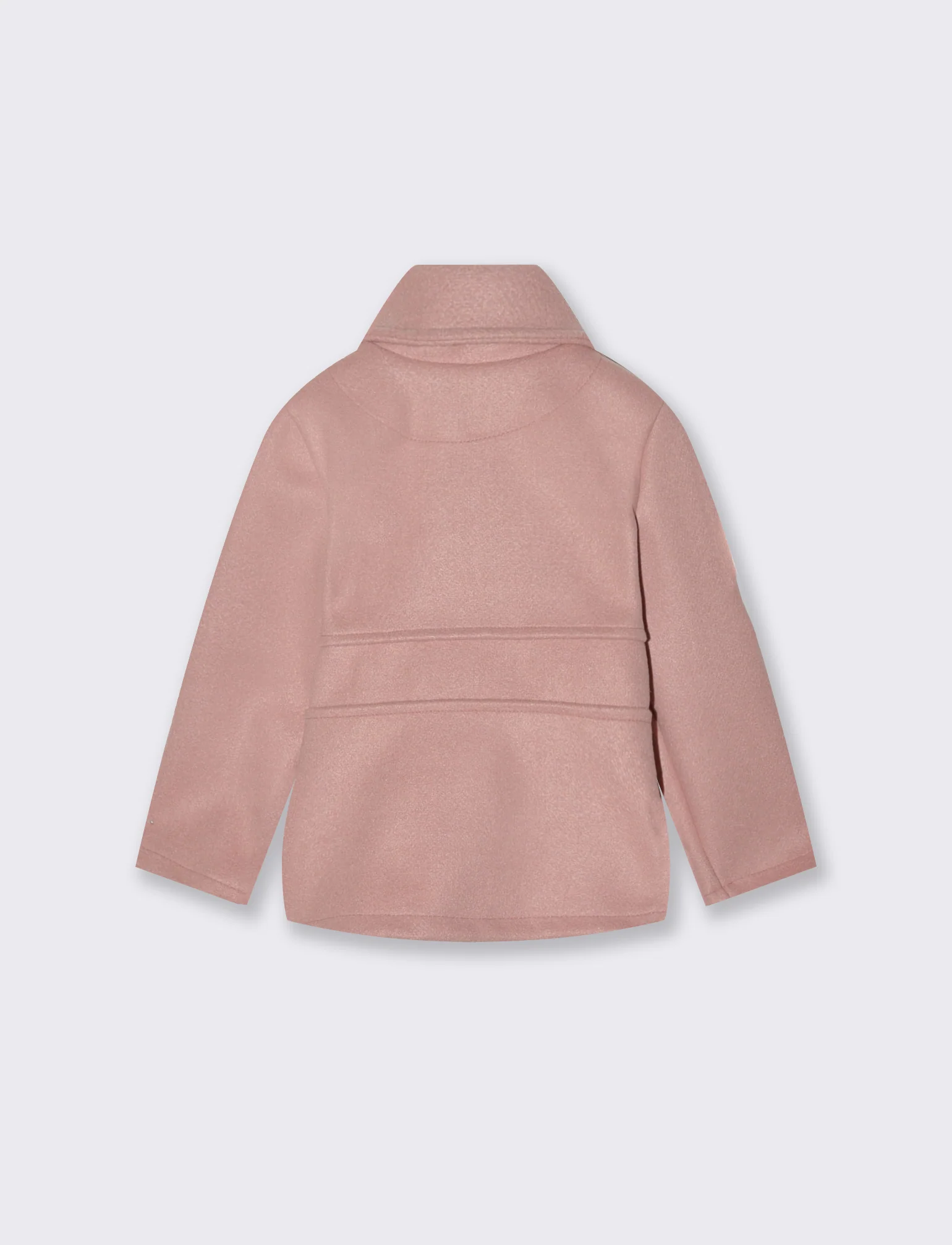 Cappotto in panno con fiocchi decorativi. - Rosa - Image 3