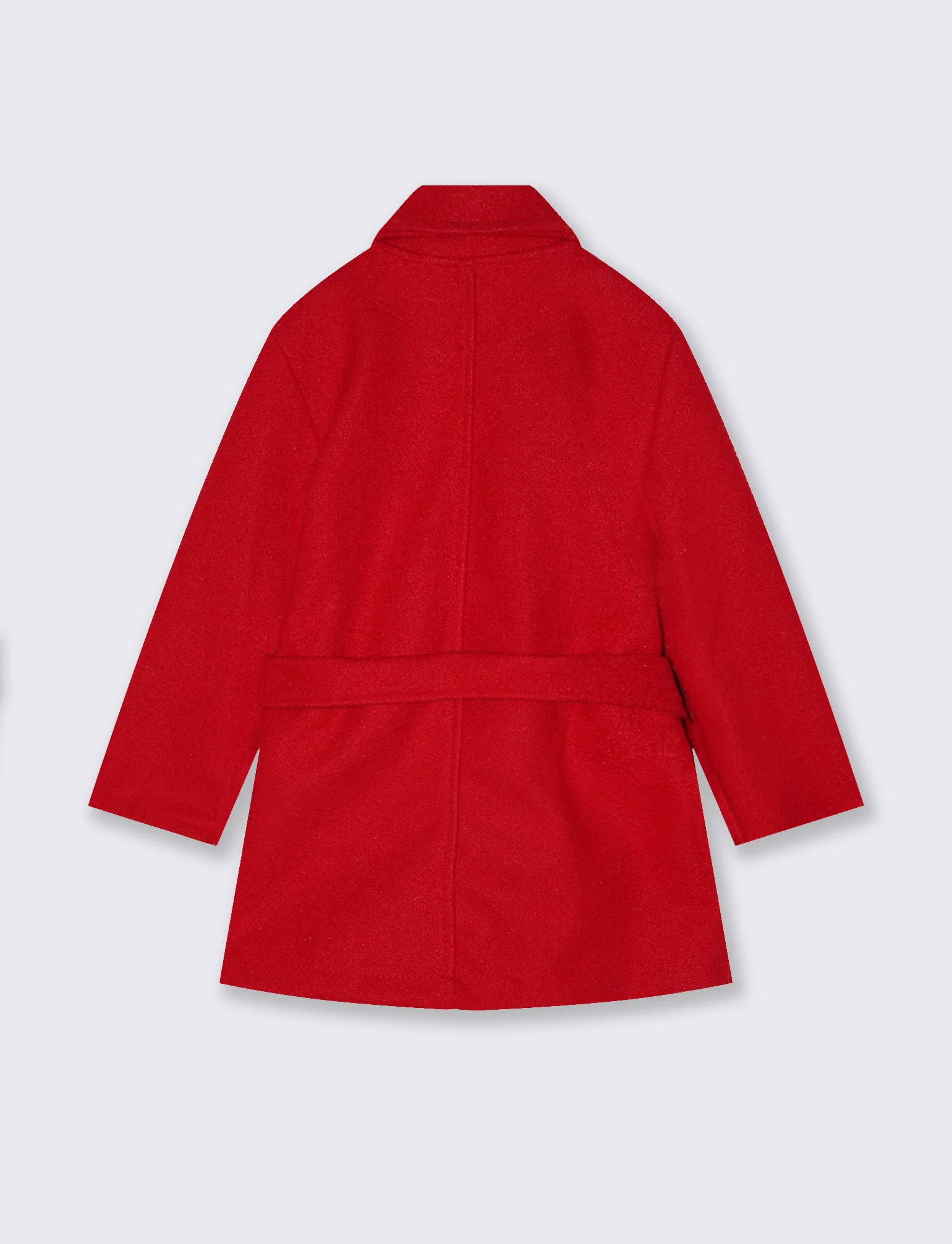 Cappotto in panno - Rosso - Image 2