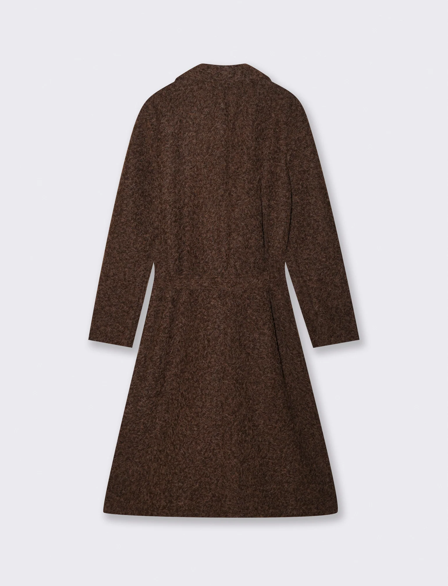 Cappotto in tessuto effetto pelliccia - Moro - Image 2
