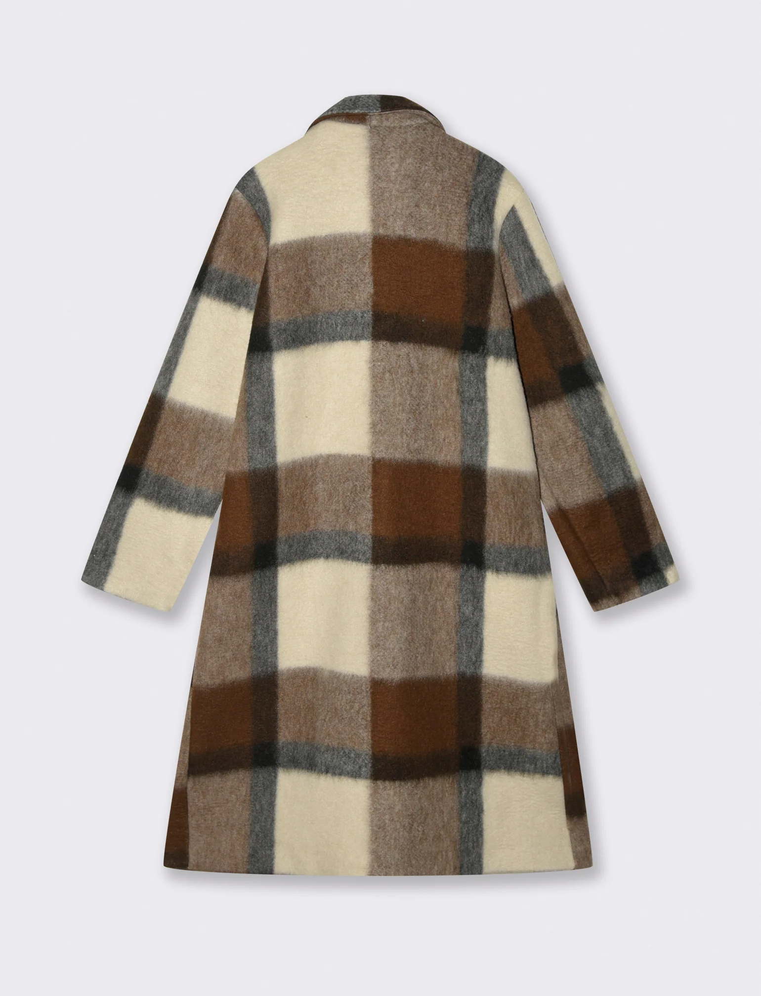 Cappotto quadro fit over - Moro - Image 2