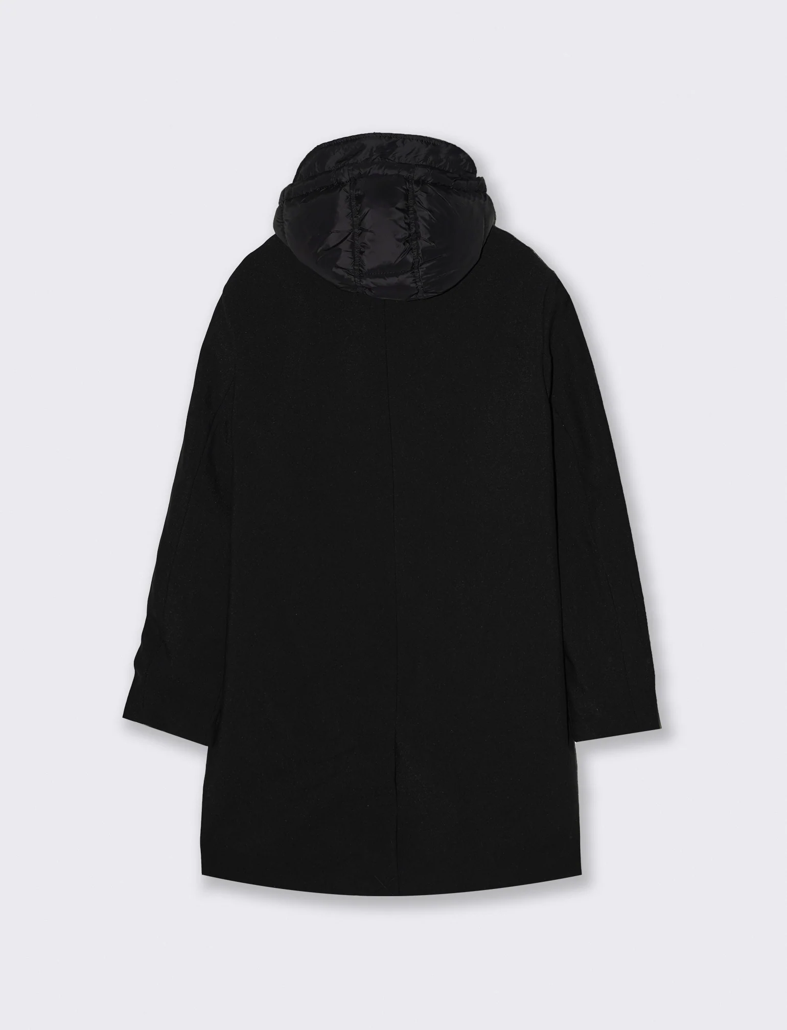 CAPPOTTO TECNICO FINTO DOPPIO CAPO - Nero - Image 2