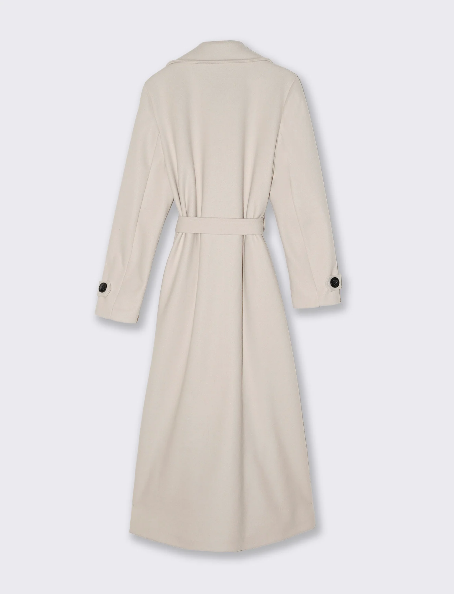 Cappotto trench doppiopetto con cintura - Beige - Image 2
