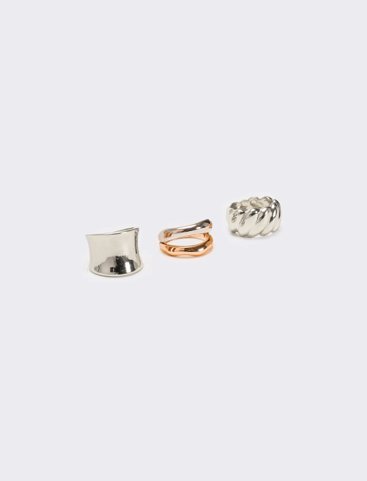Card anelli donna 4 pezzi - Argento - Image 2