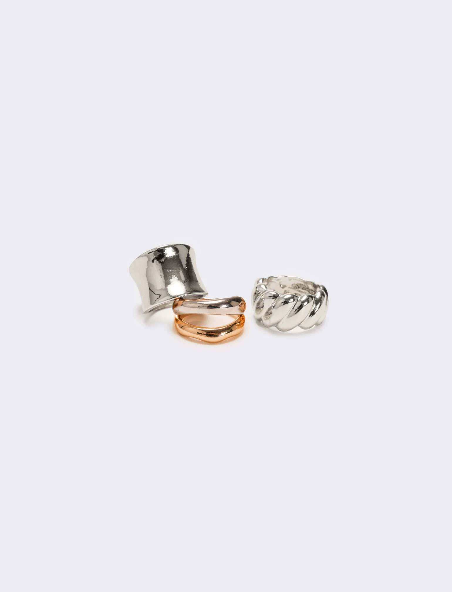 Card anelli donna 4 pezzi - Argento - Image 3