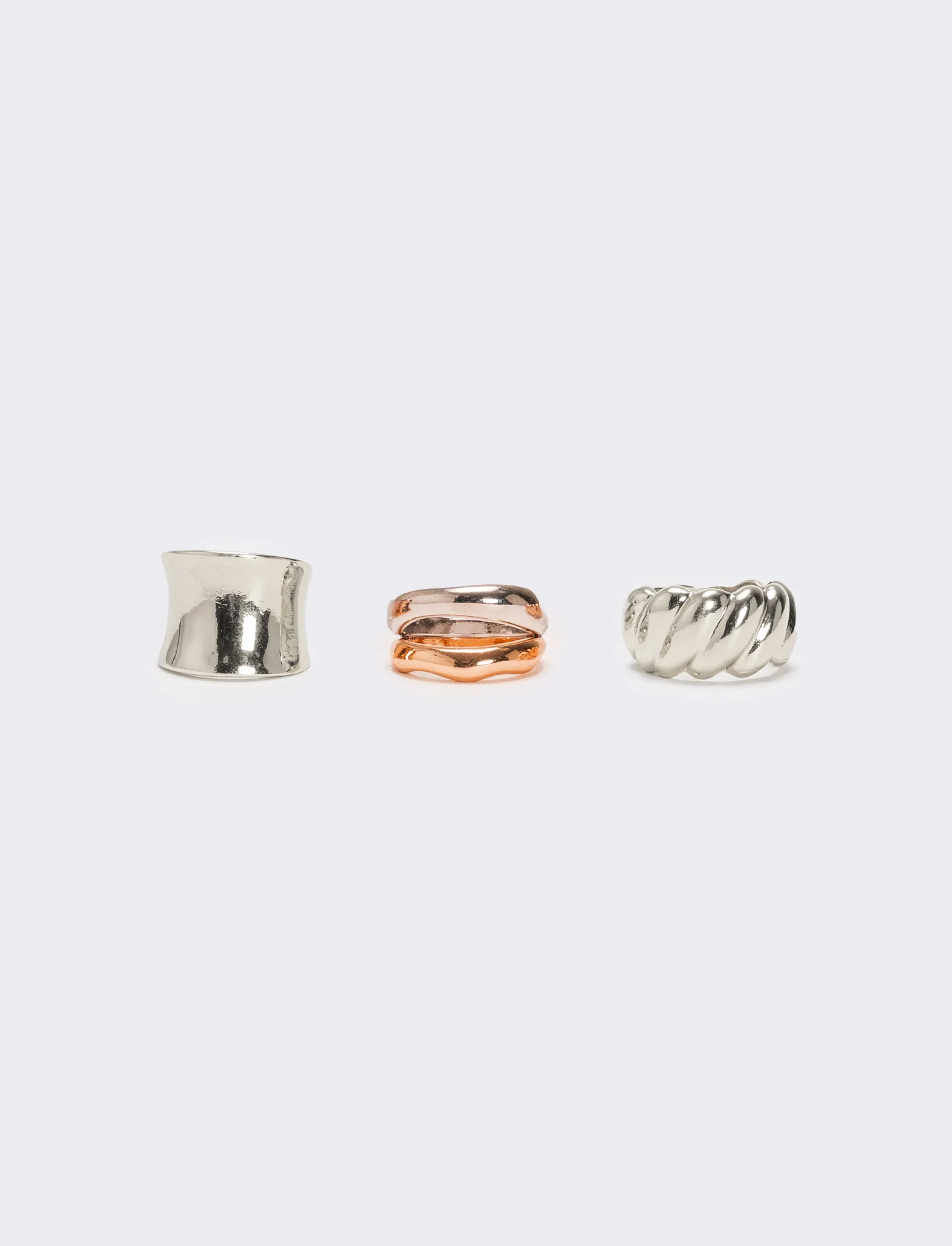 Card anelli donna 4 pezzi - Argento - Image 4
