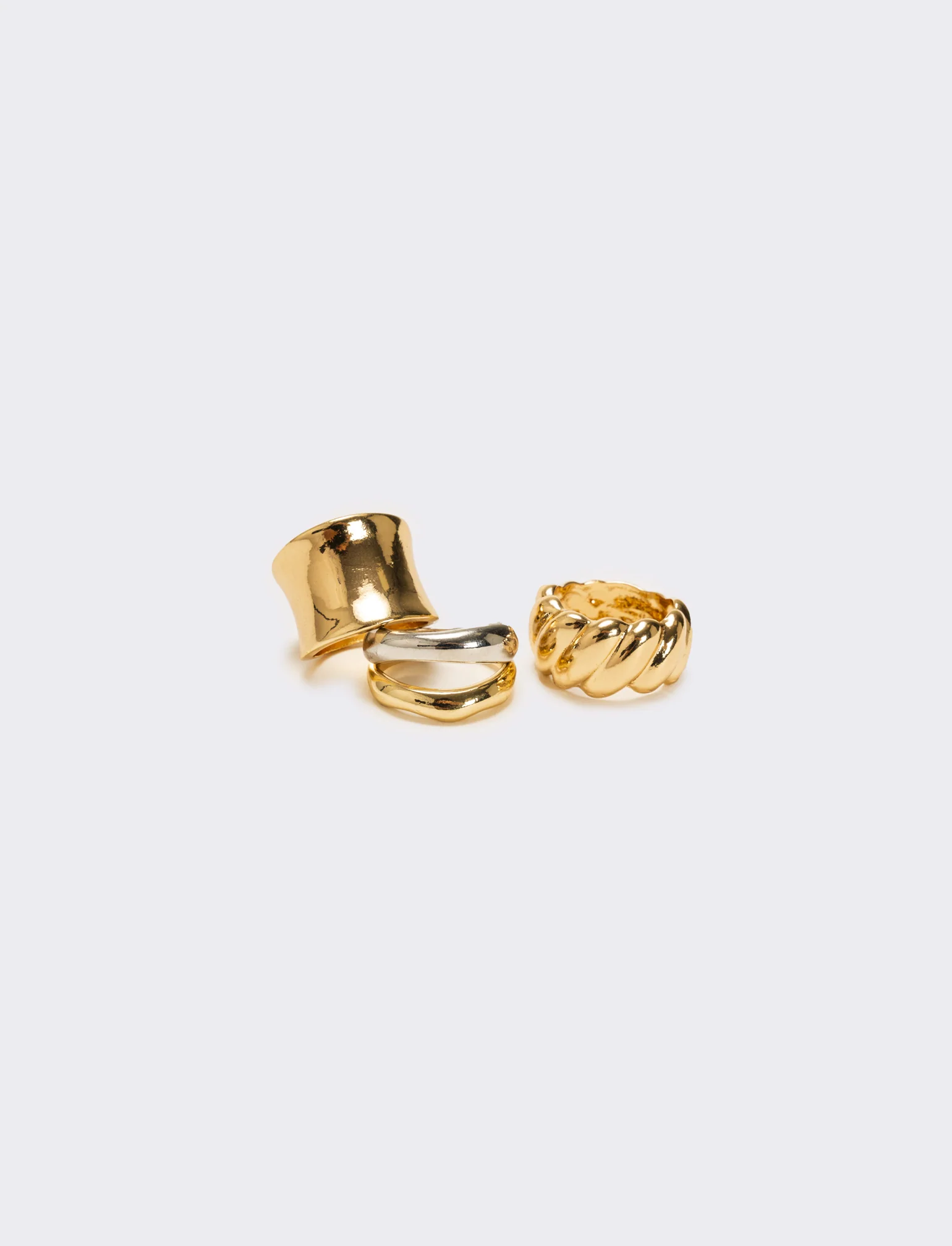 Card anelli donna 4 pezzi - Oro - Image 3