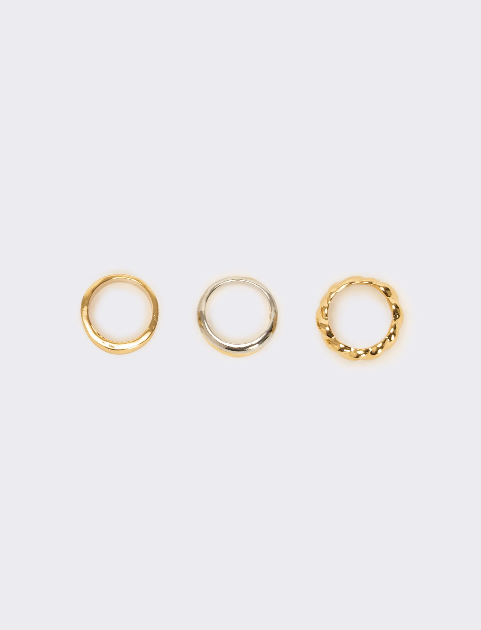 Card anelli donna 4 pezzi - Oro - Image 4