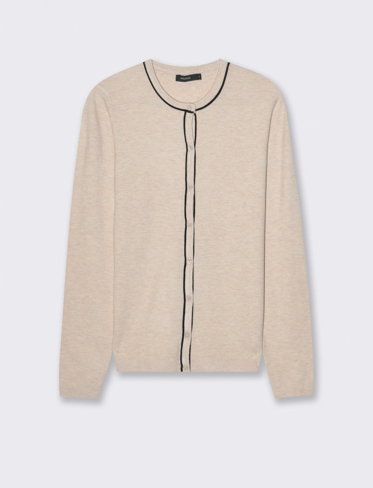 CARDIGAN BASICO - Beige grano - Image 2
