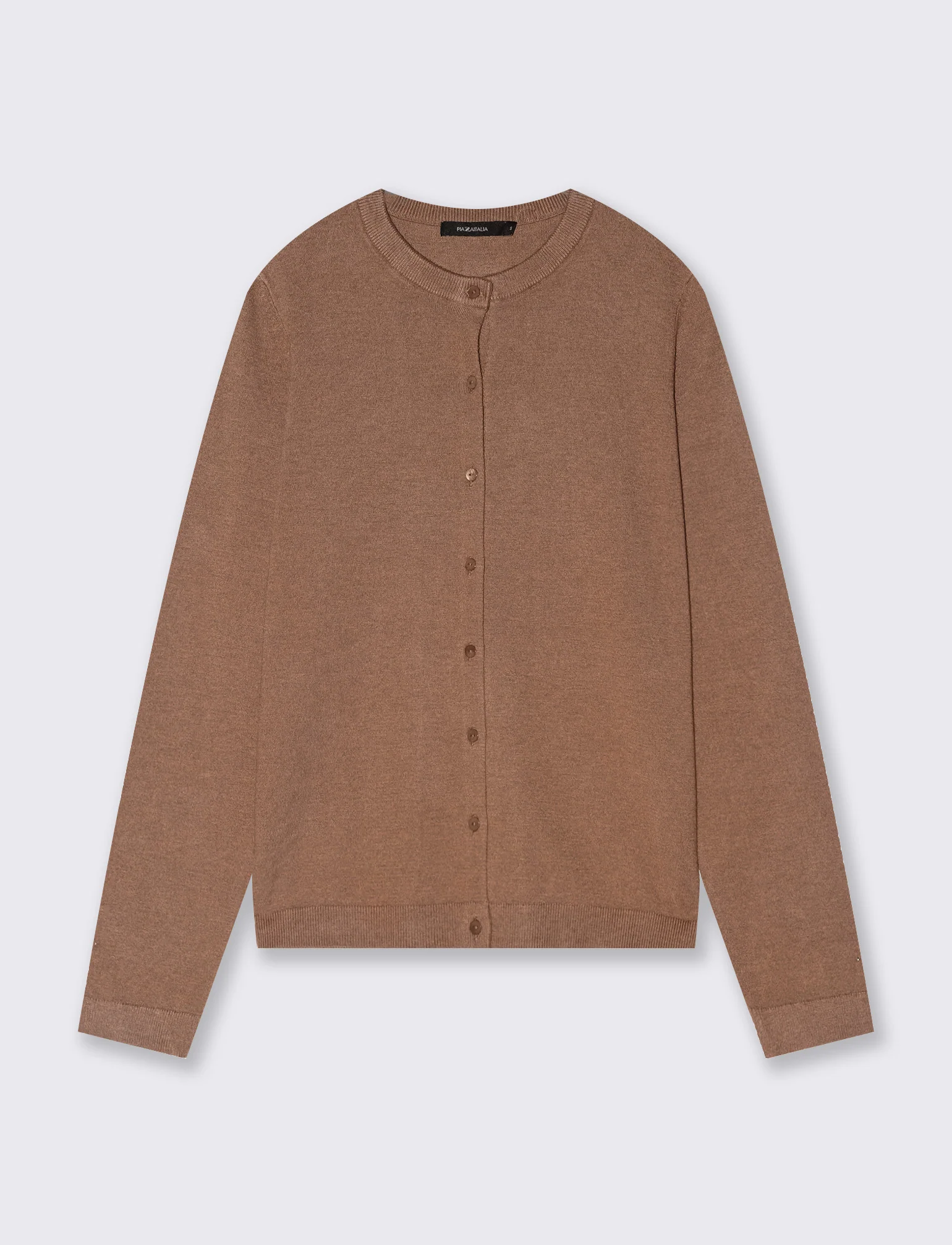 CARDIGAN BASICO - Cammello