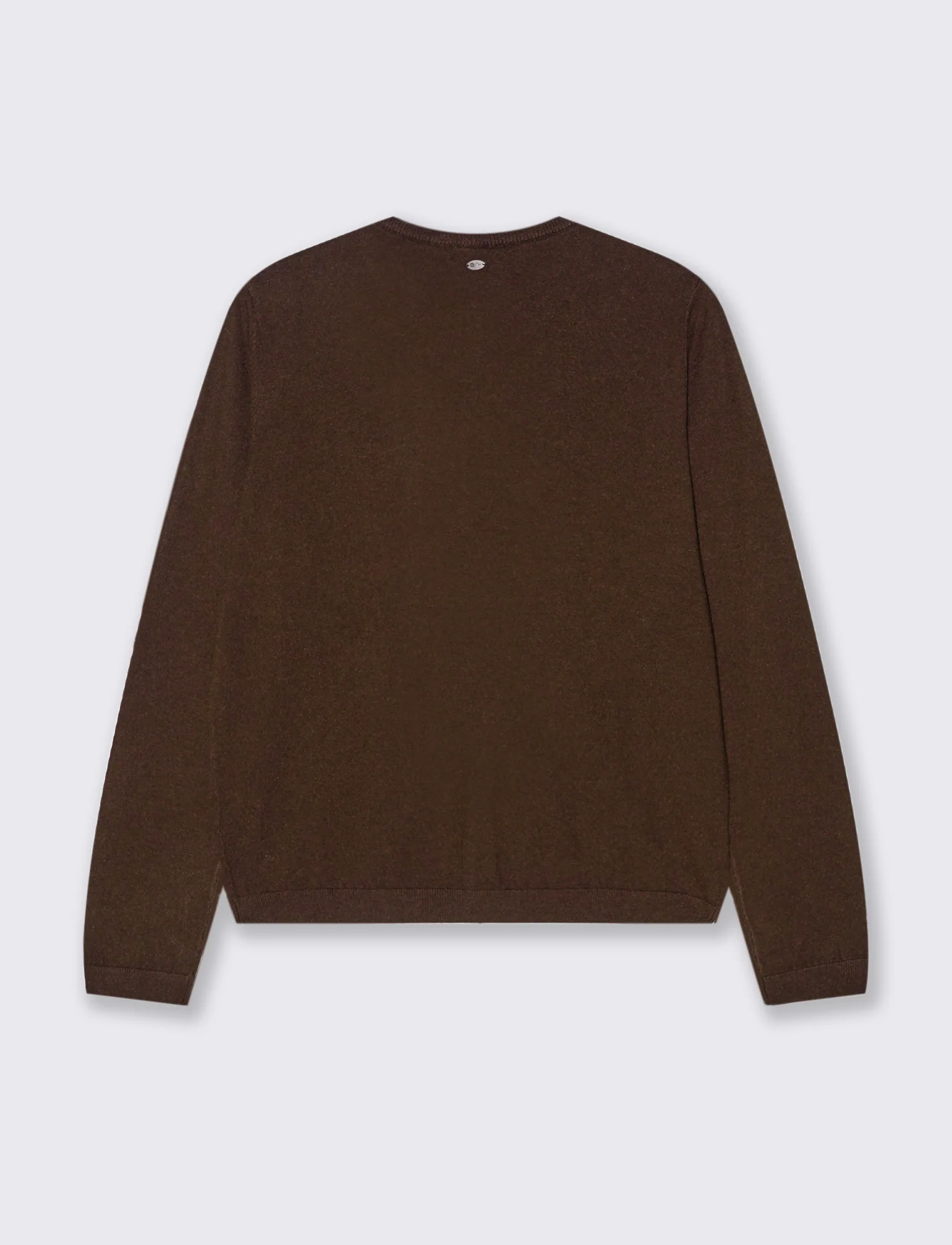 CARDIGAN BASICO - Marrone cioccolato - Image 3
