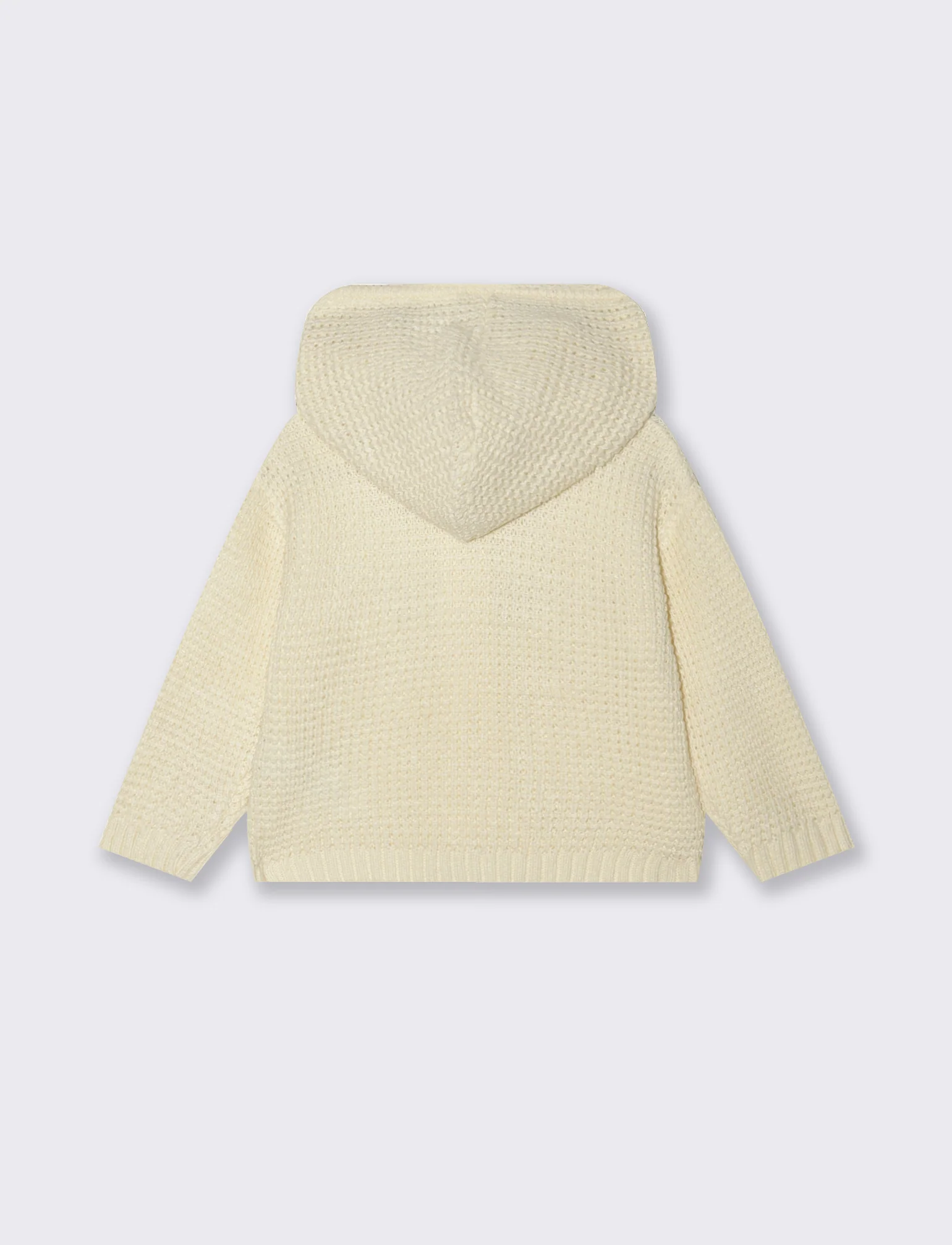 Cardigan con abbottonatura stile alamaro - Beige - Image 2