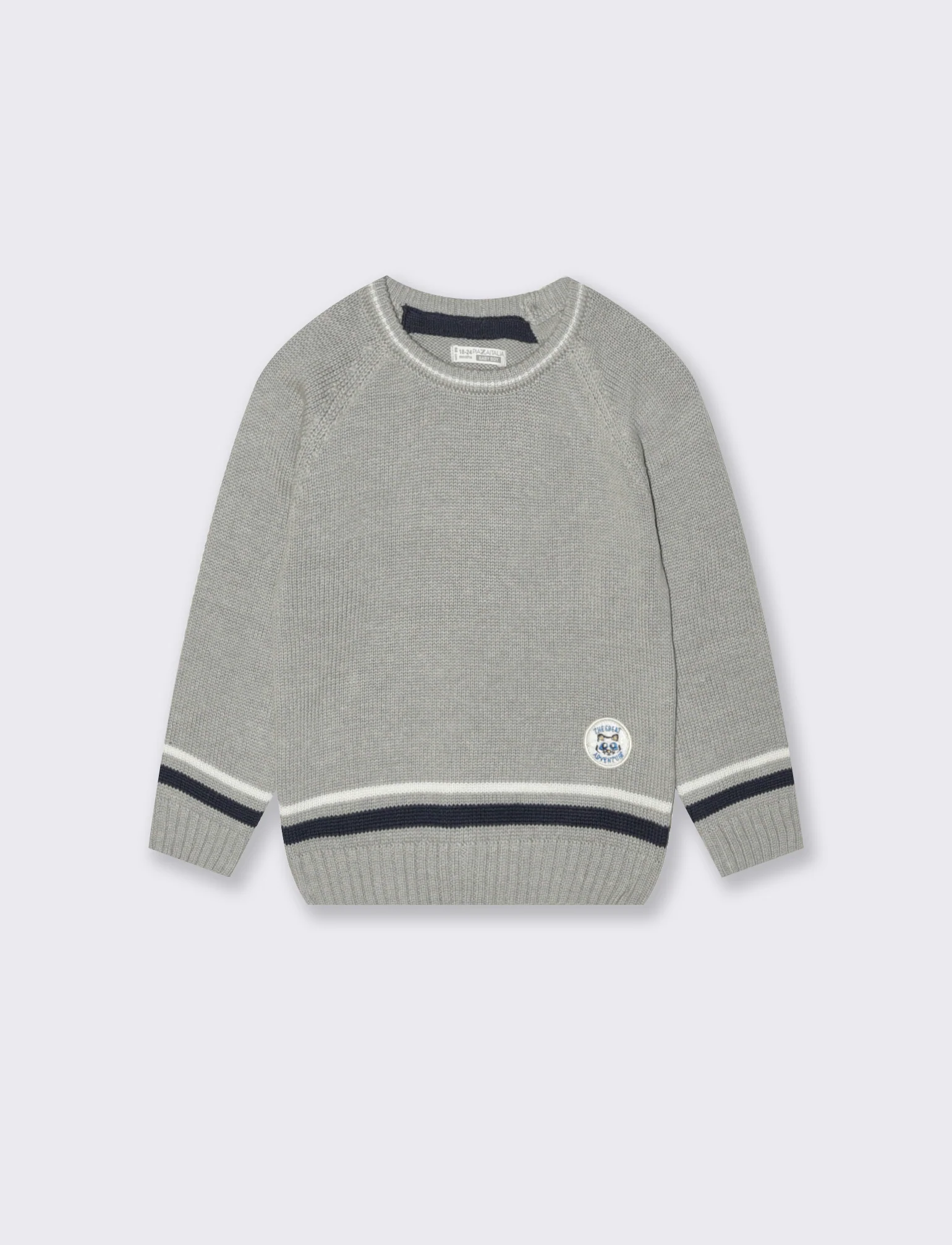 Cardigan con pelliccia interna - Grigio mel.