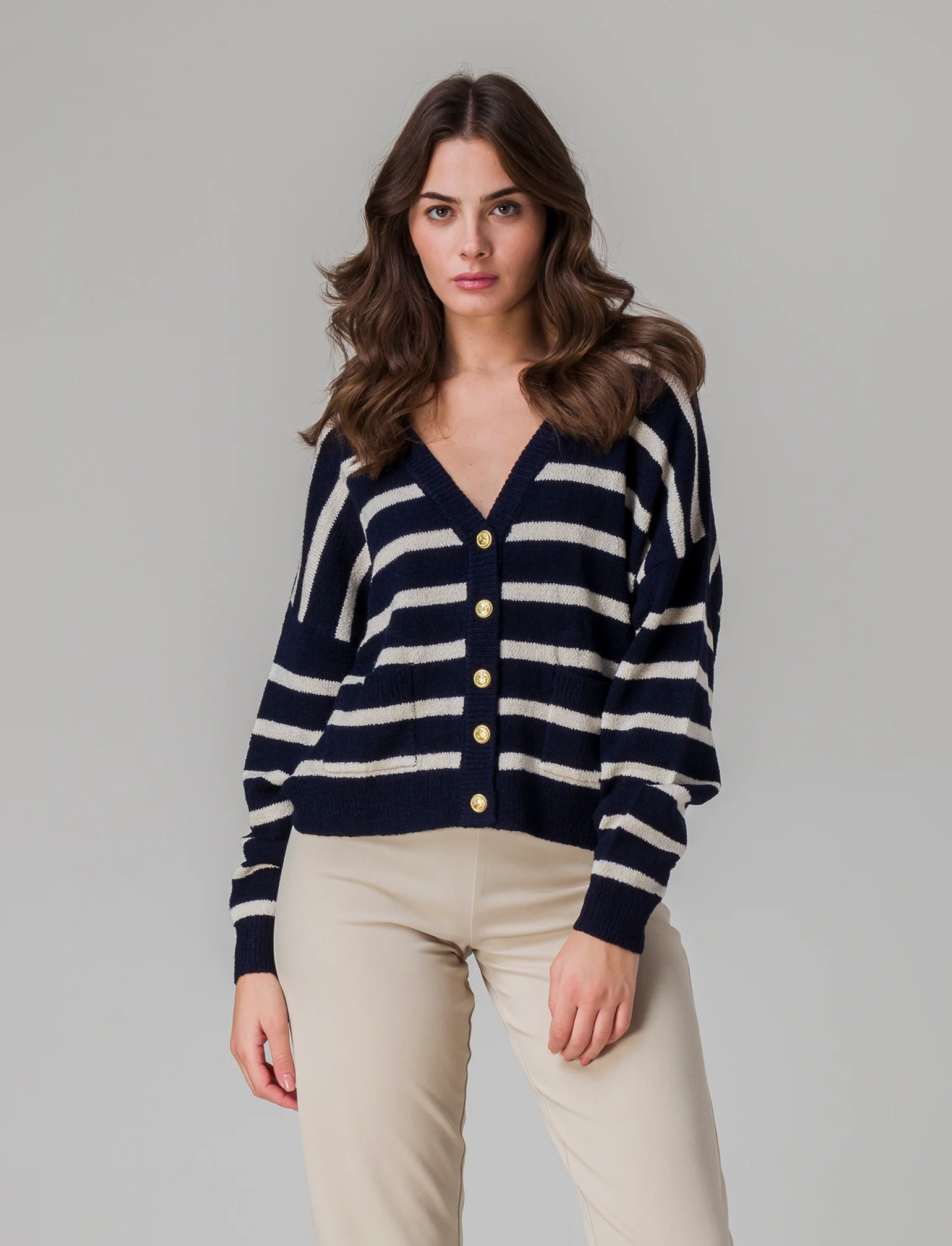 Cardigan con scollo a v da donna - var 2 - Image 3