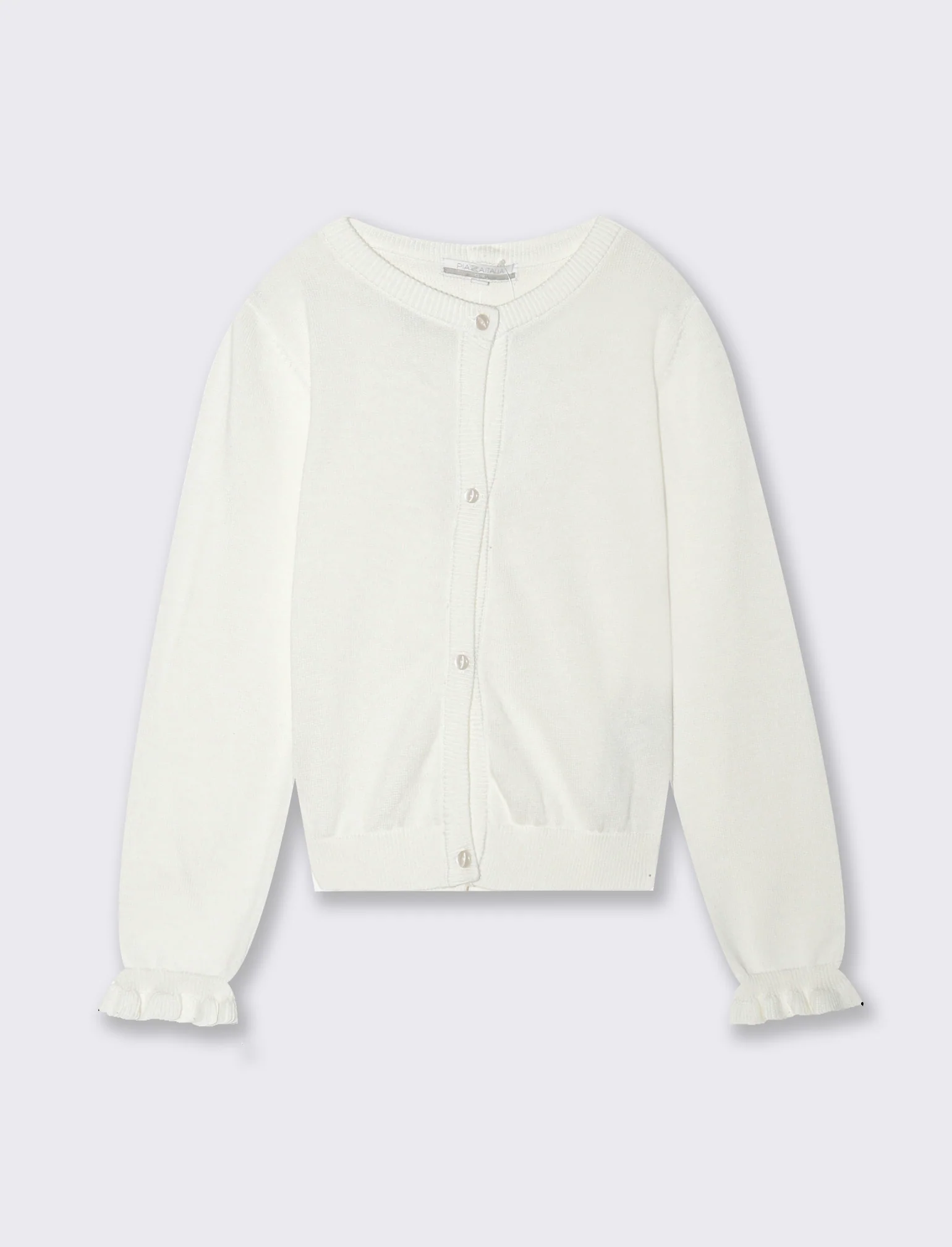 Cardigan estivo da bambina - Bianco
