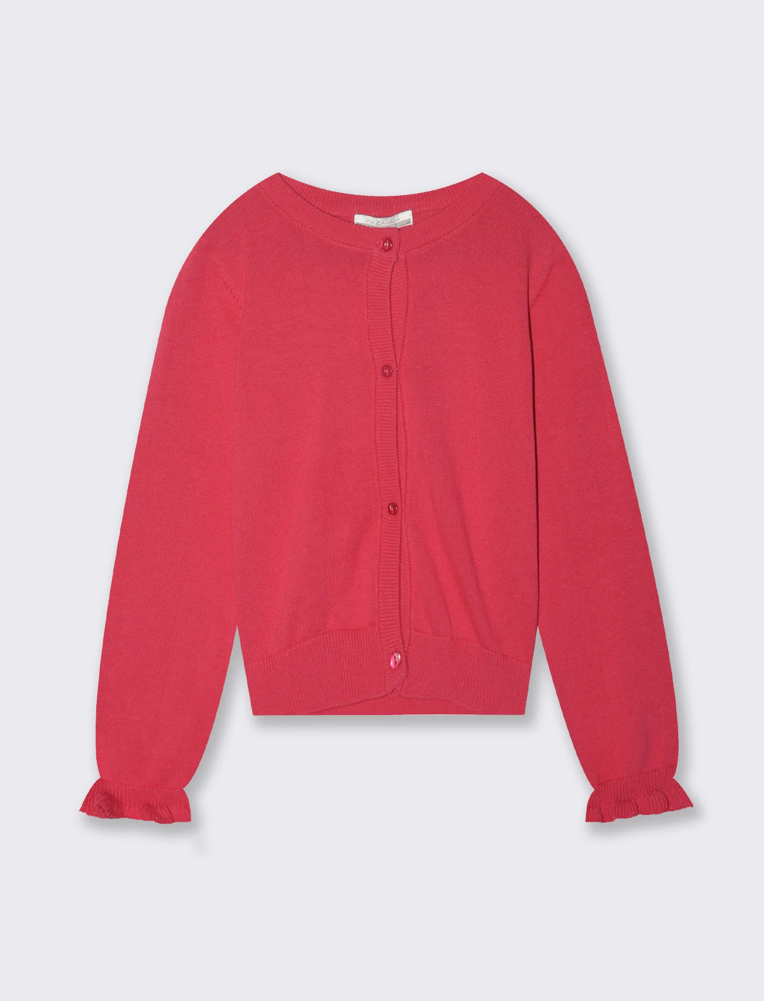 Cardigan estivo da bambina - Fuxia - Image 2