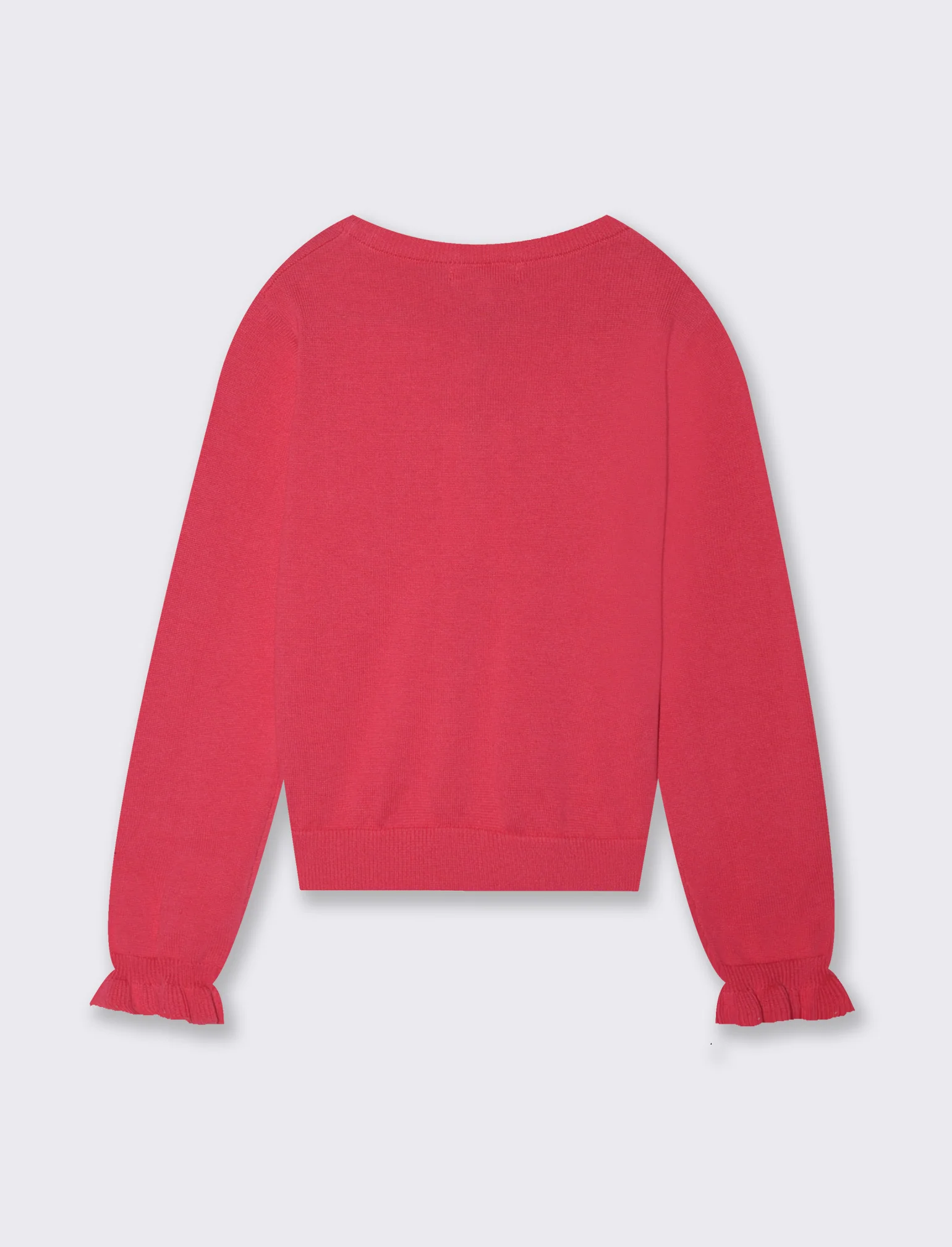 Cardigan estivo da bambina - Fuxia - Image 3