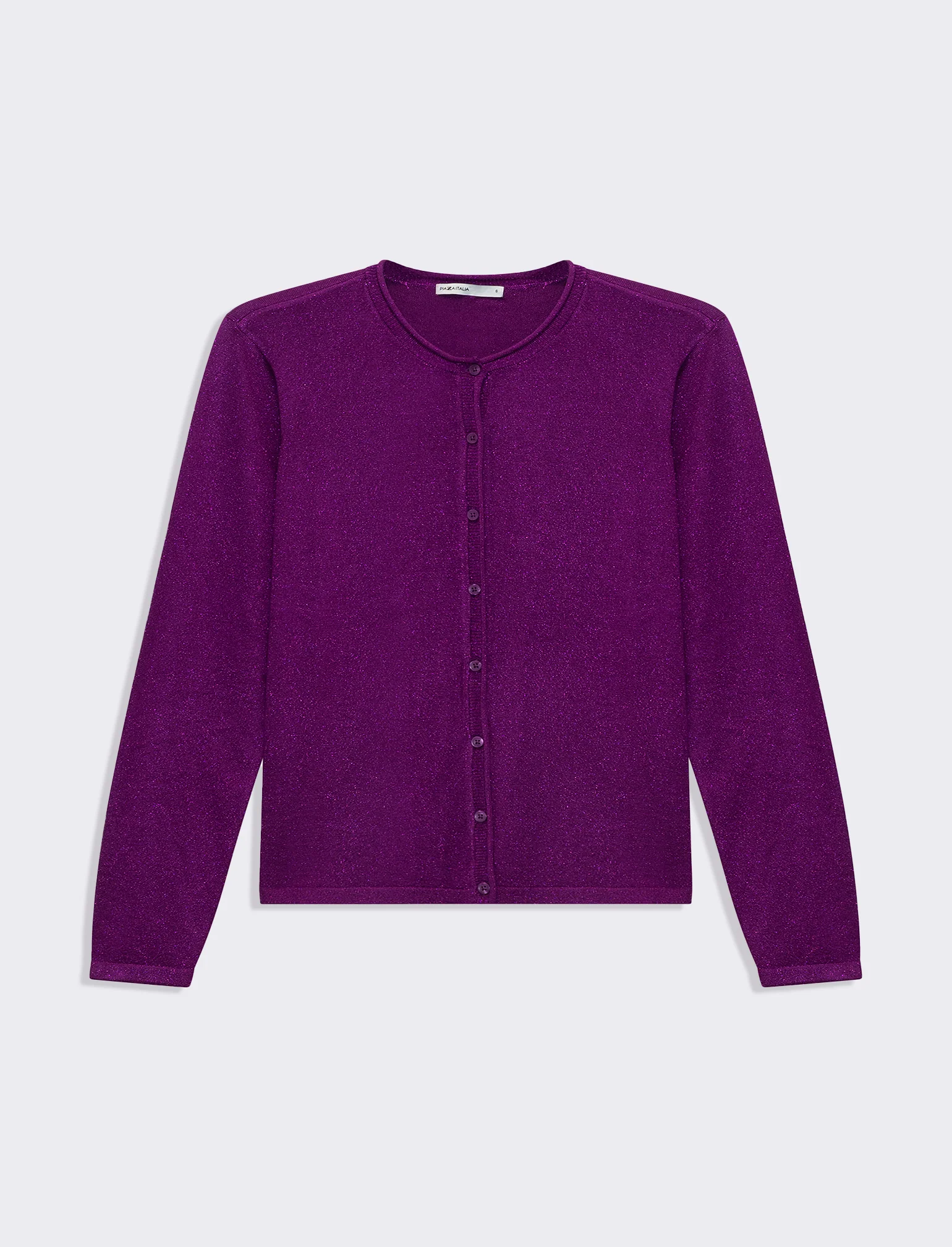 Cardigan manica lunga da donna - Viola