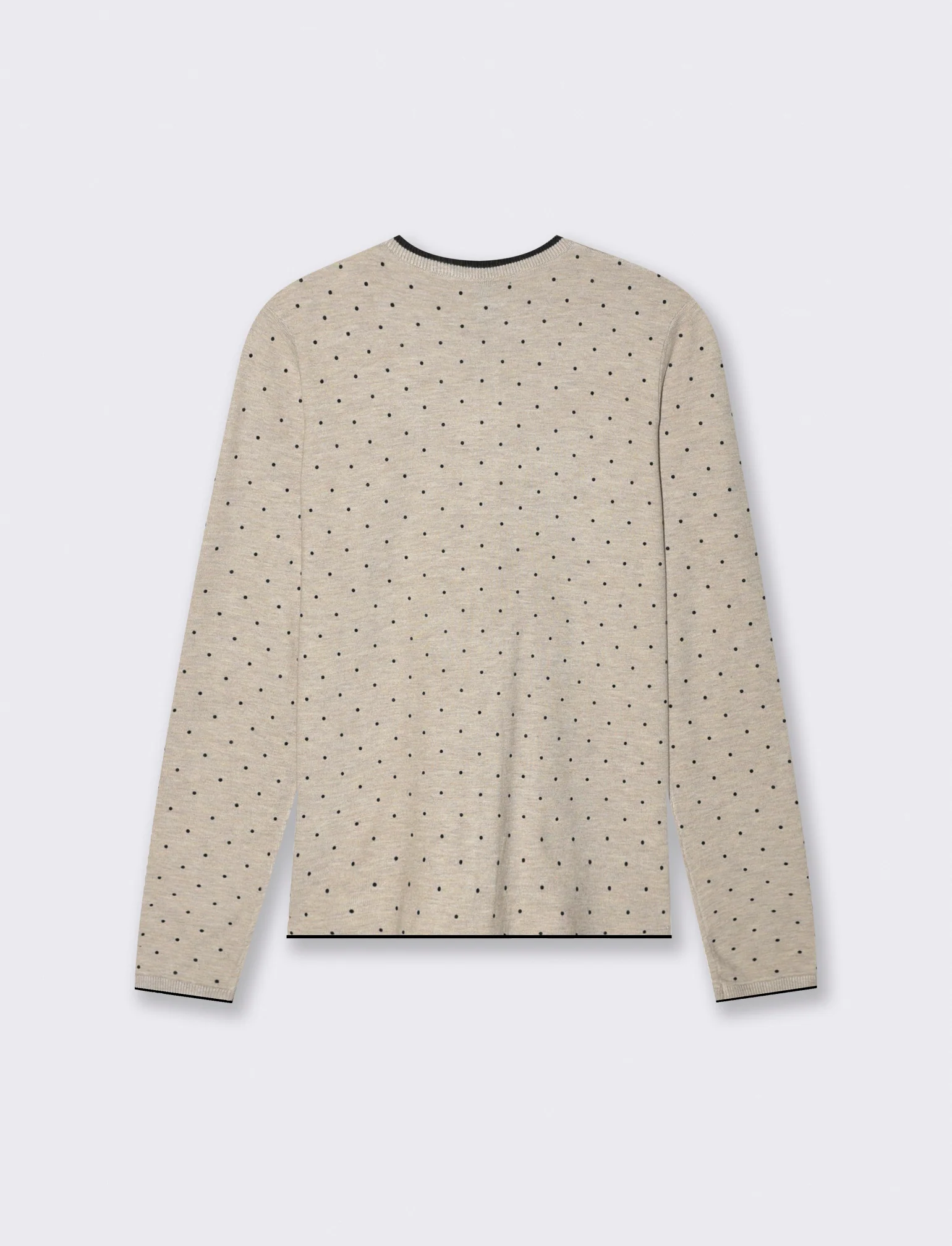 CARDIGAN STAMPATO - Beige grano - Image 2