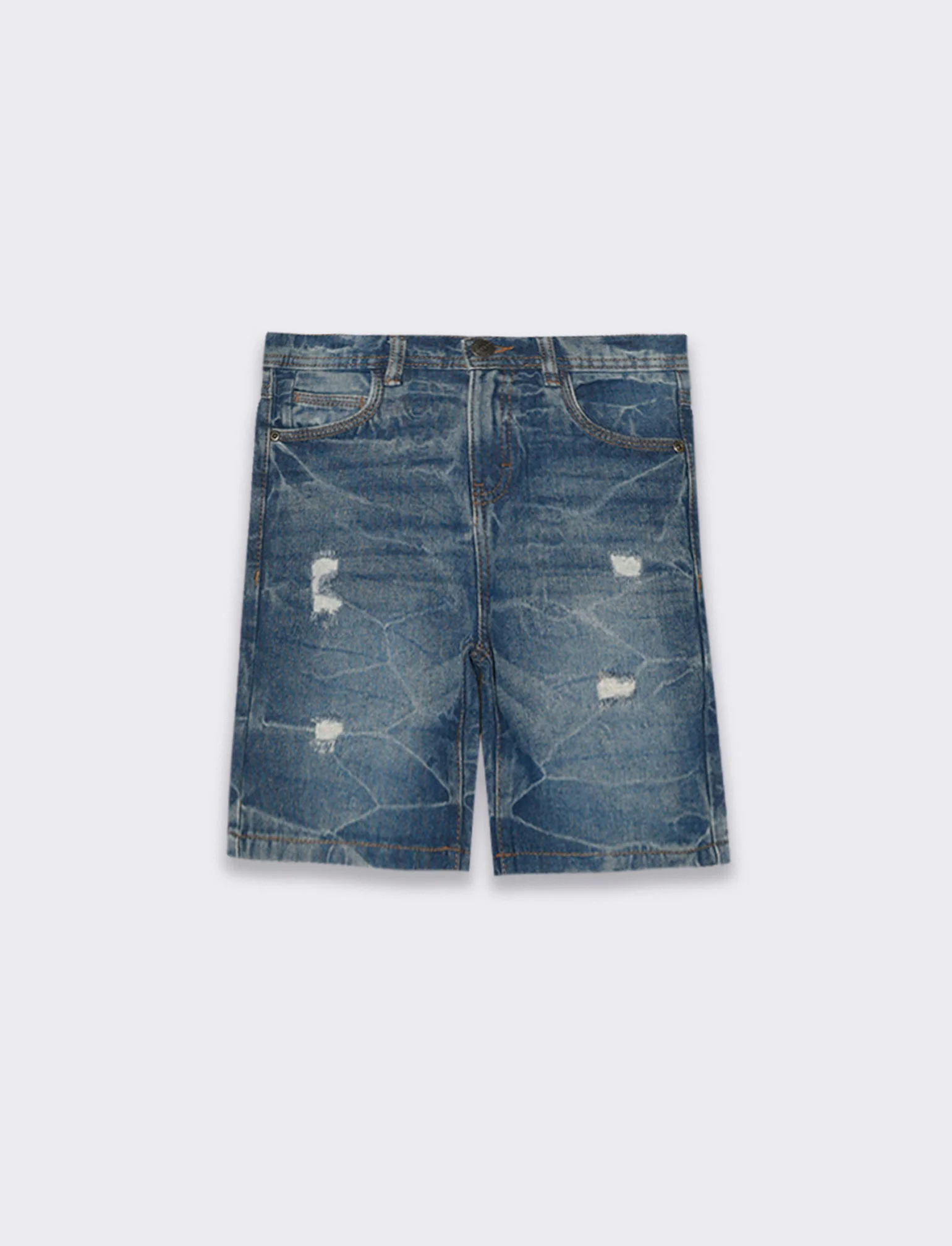 Cargo in denim da bambino - Denim - Image 3