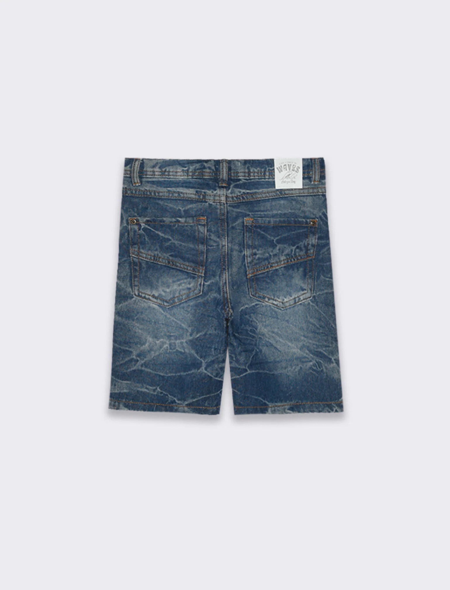 Cargo in denim da bambino - Denim - Image 4
