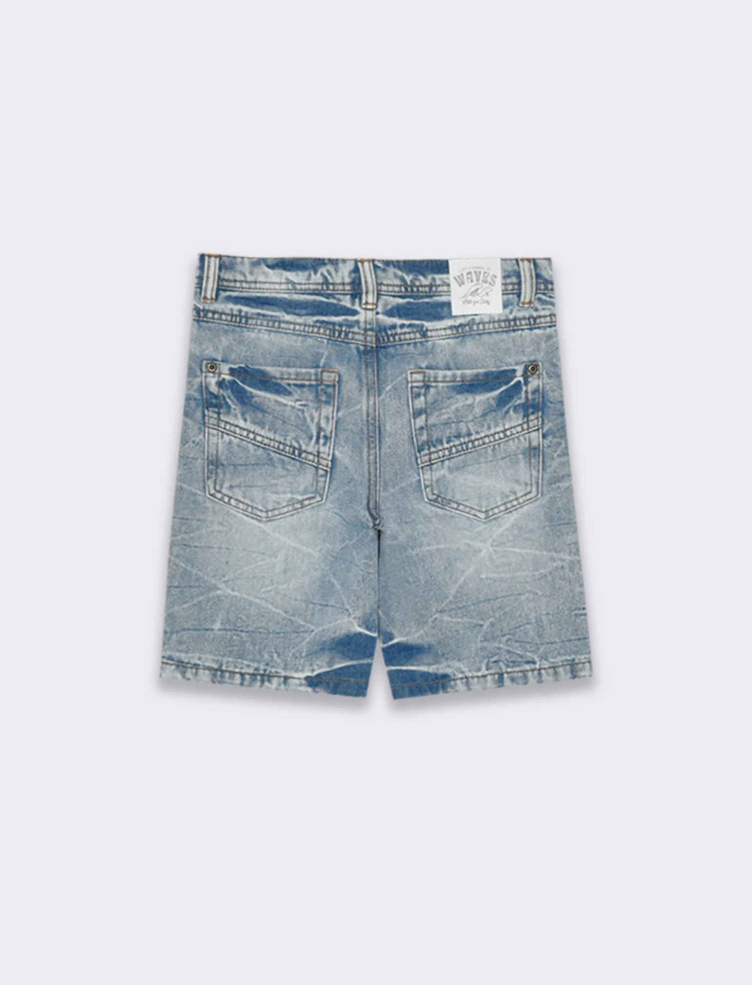 Cargo in denim da bambino - Denim chiaro - Image 4
