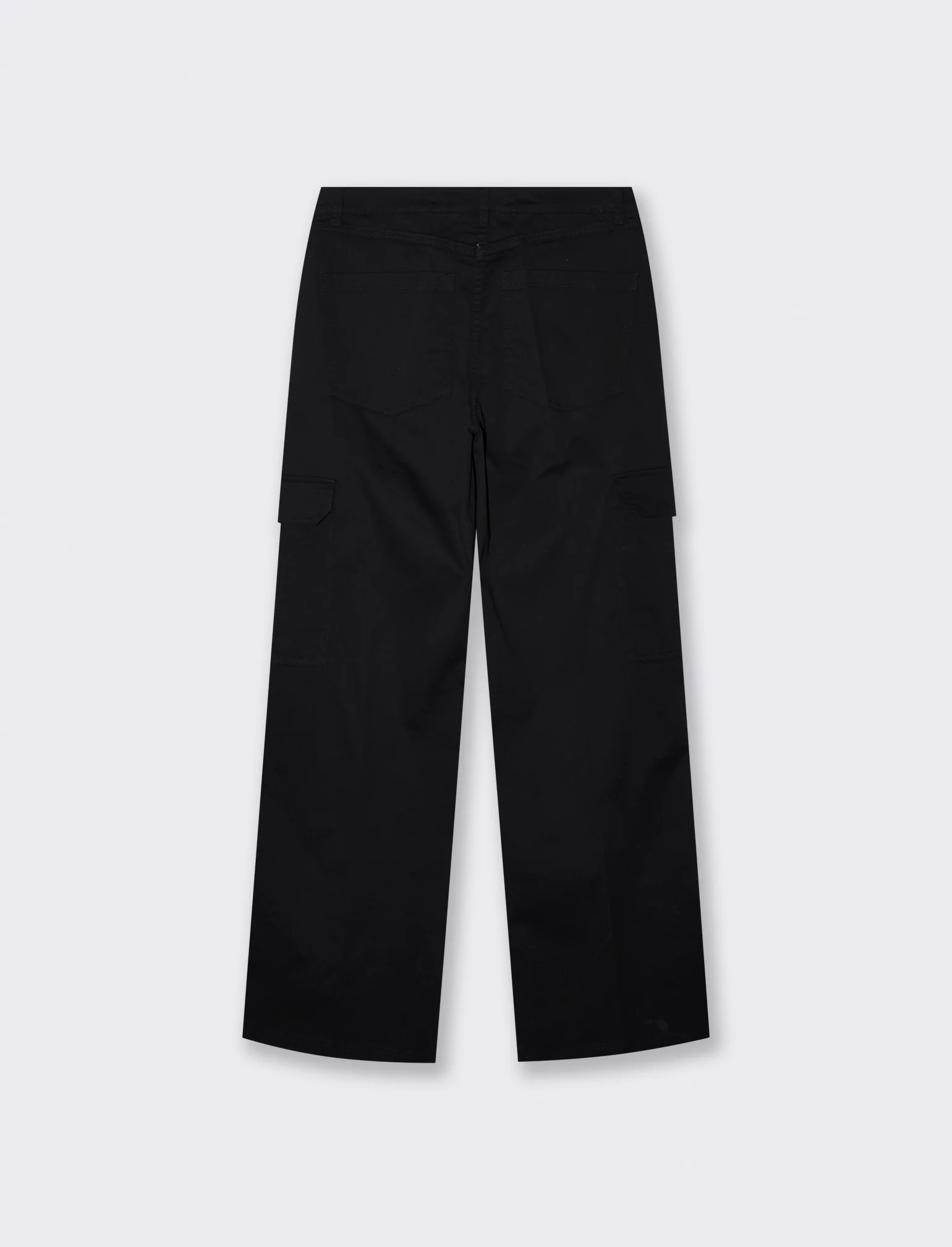 Cargo straight leg  high waist - Nero - Image 2