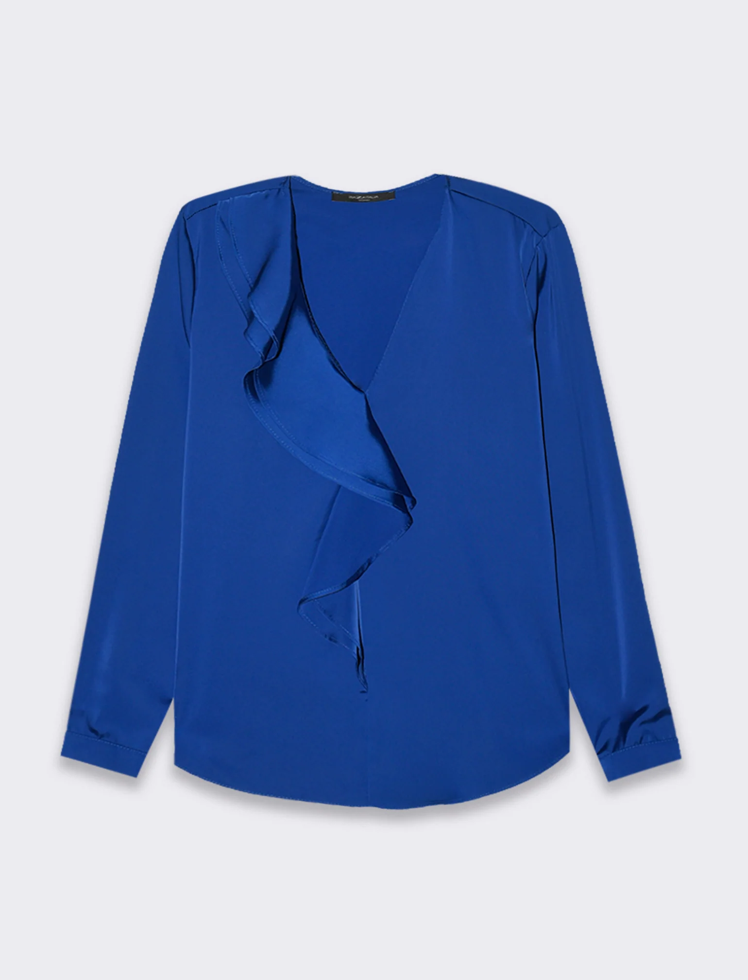 Casacca con rouches - Blu - Image 2