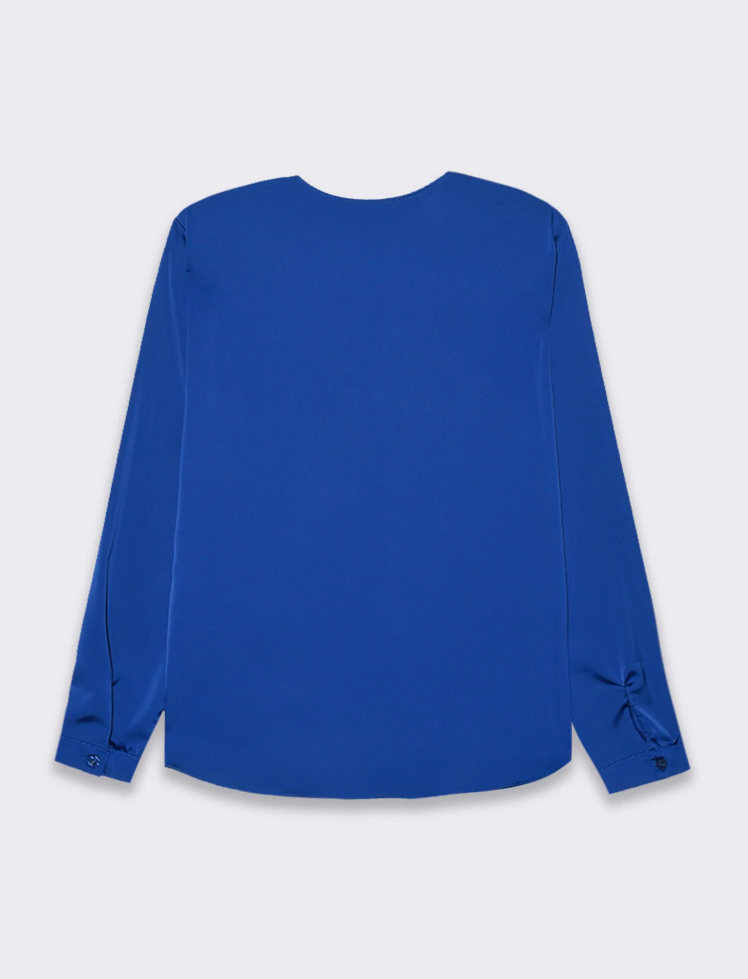 Casacca con rouches - Blu - Image 4