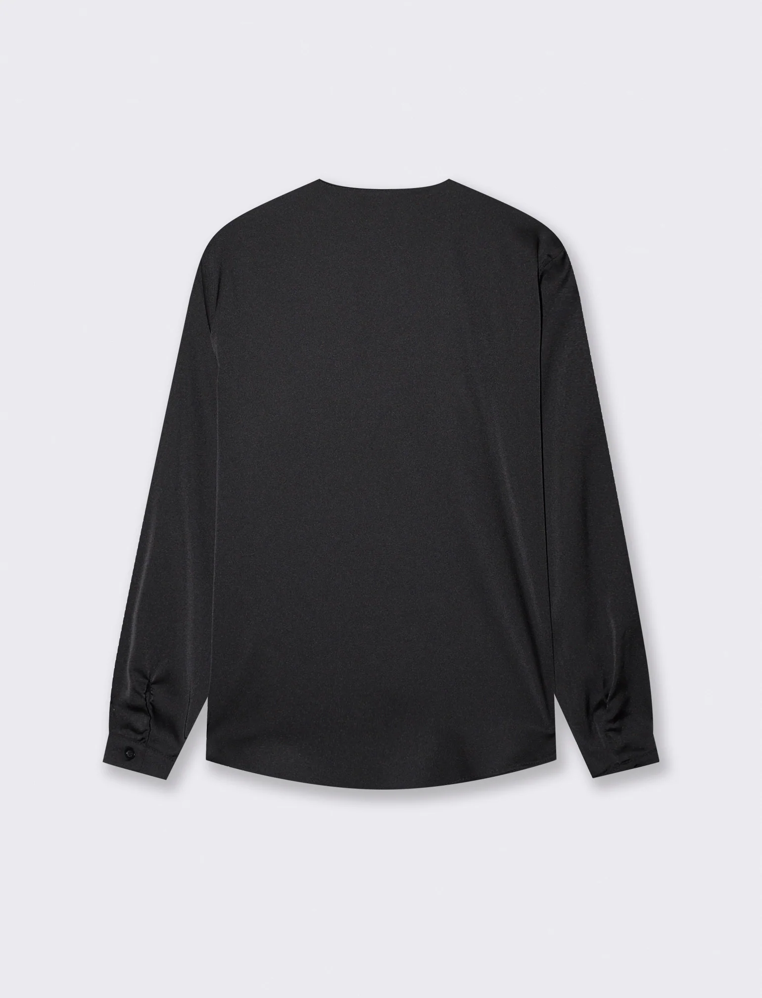 Casacca con rouches sullo scollo - Nero - Image 2