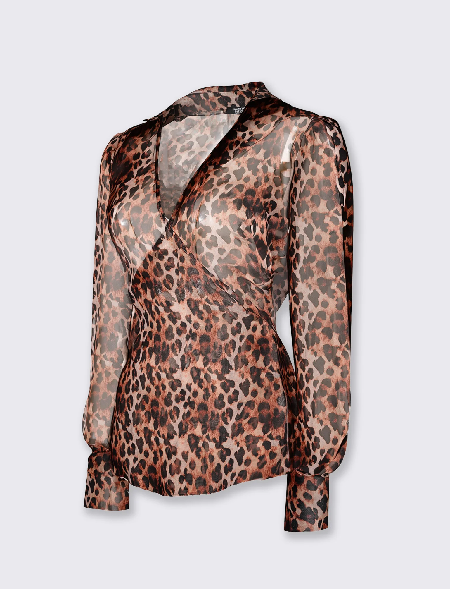 Casacca con scollo a V animalier - Maculato - Image 3