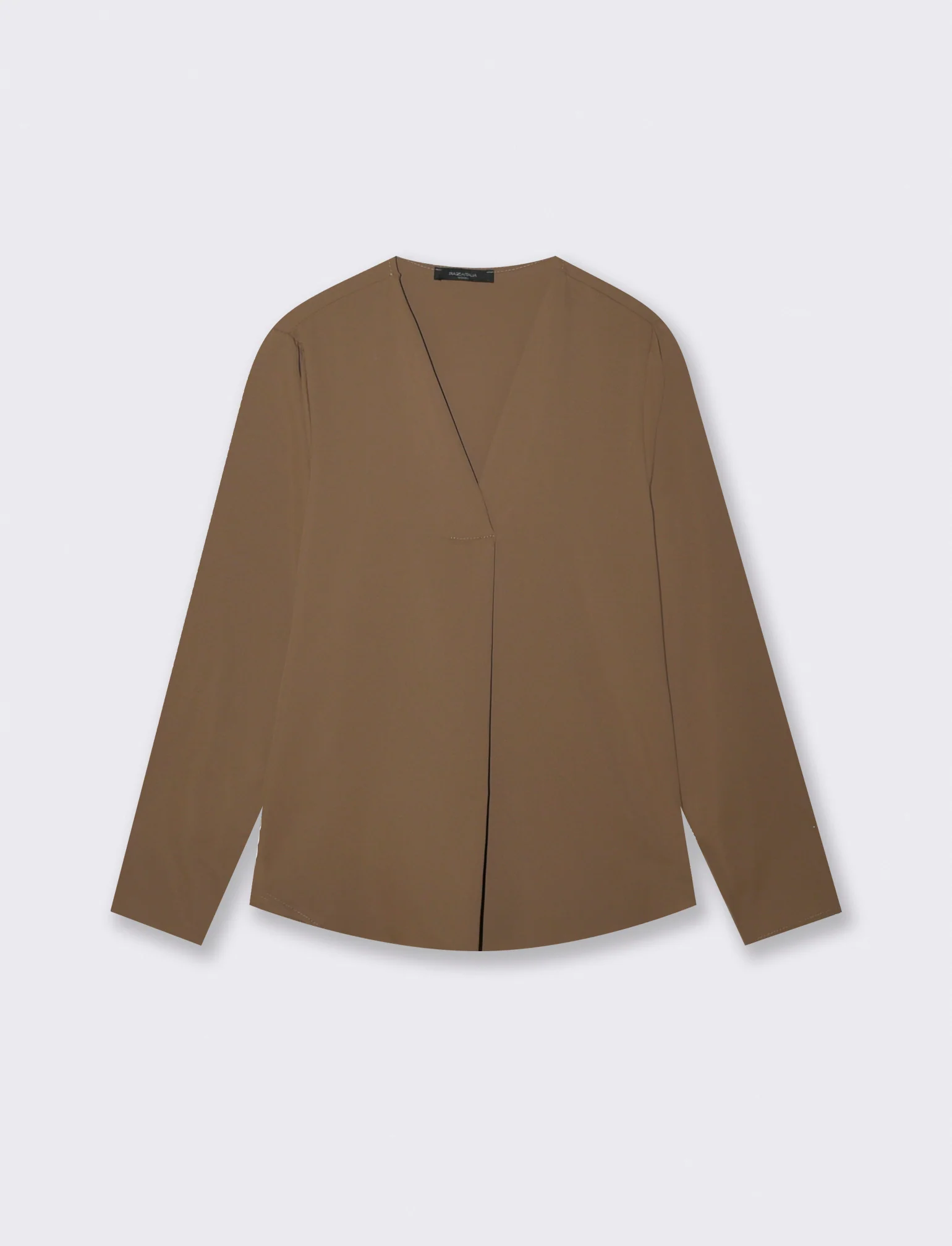 CASACCA CON SCOLLO A V - Cacao