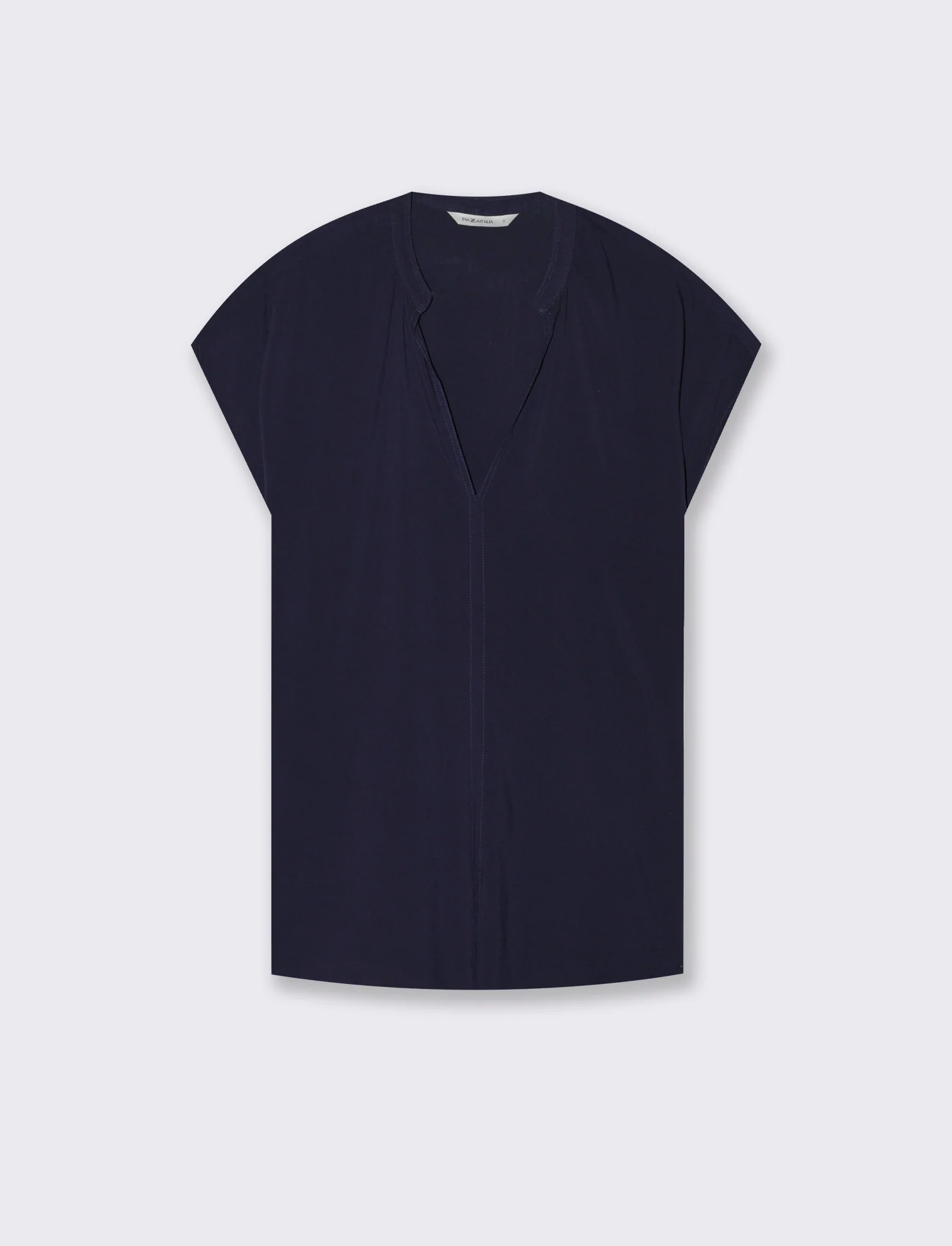 Casacca con scollo a v da donna - Blu - Image 4