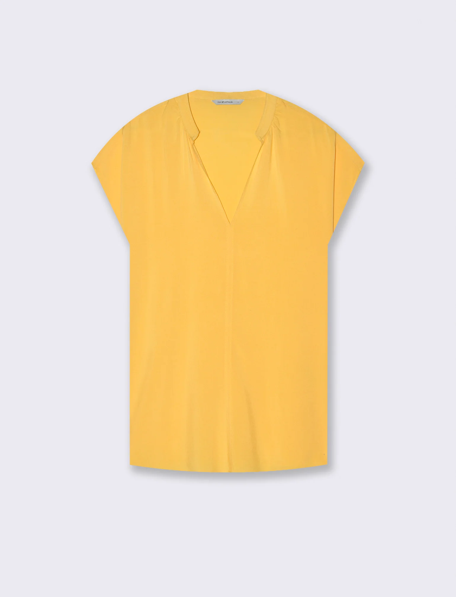 Casacca con scollo a v da donna - Giallo - Image 4