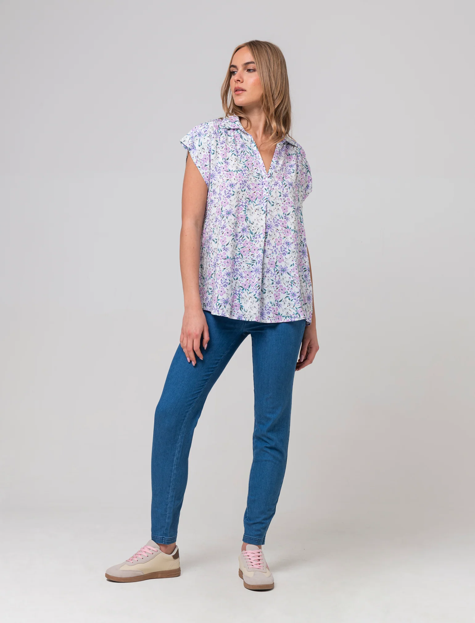 Casacca con scollo a v da donna - var 2 - Image 2
