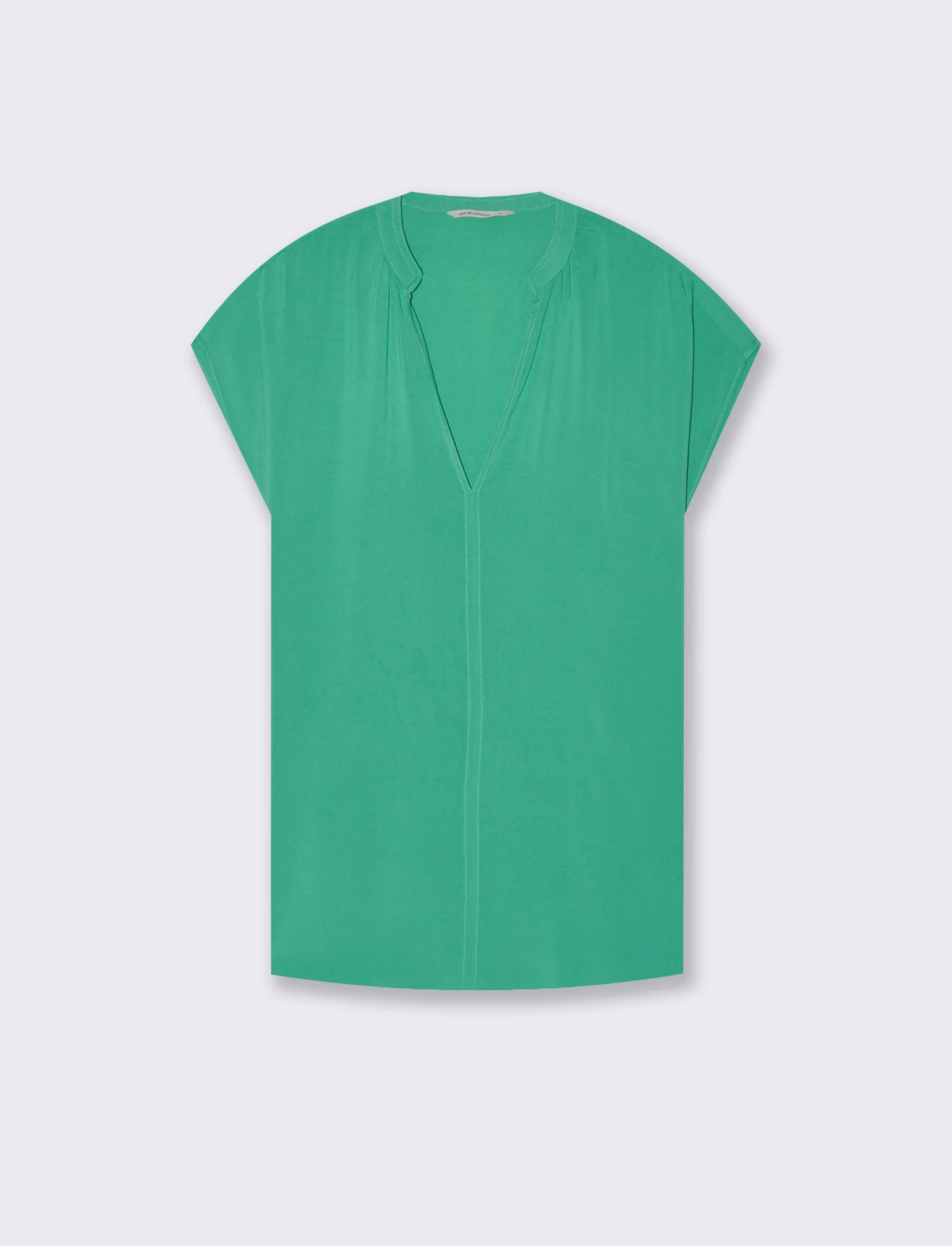 Casacca con scollo a v da donna - Verde smeraldo - Image 4