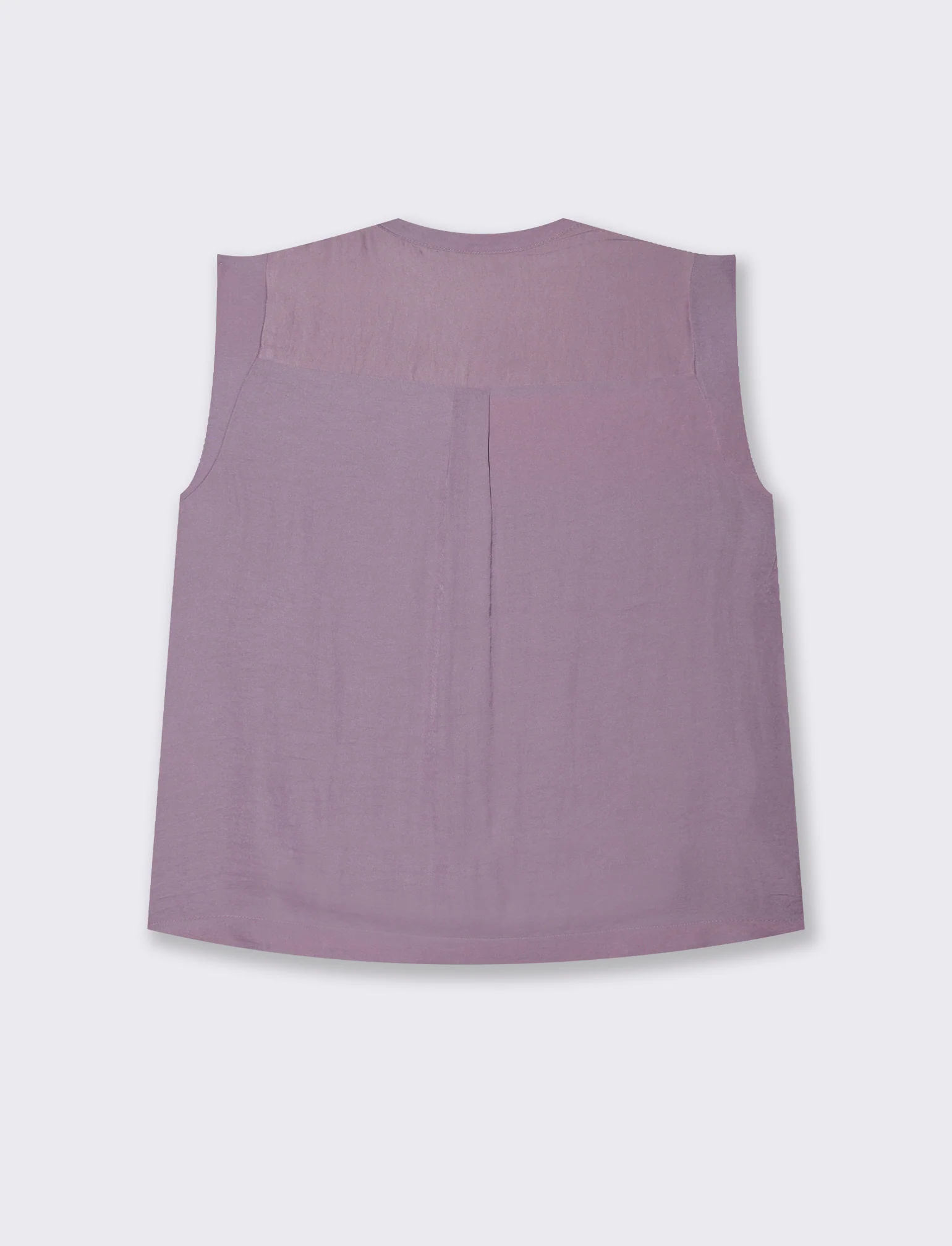 CASACCA  CON SCOLLO A V - Viola malva - Image 2