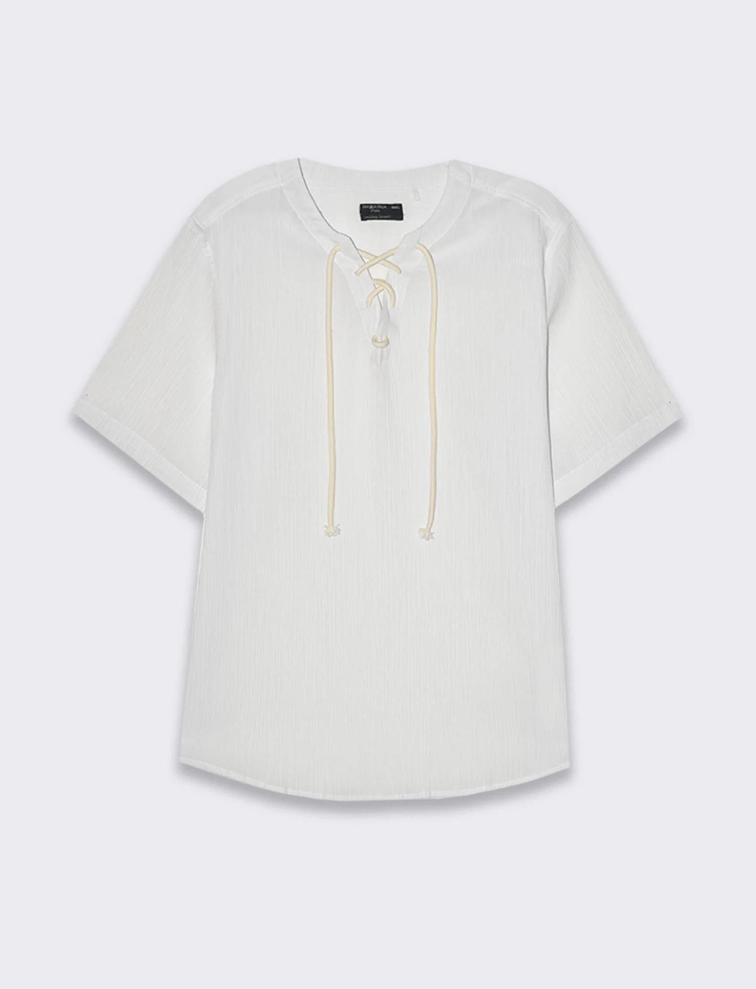 Casacca effetto crepe da uomo - Bianco