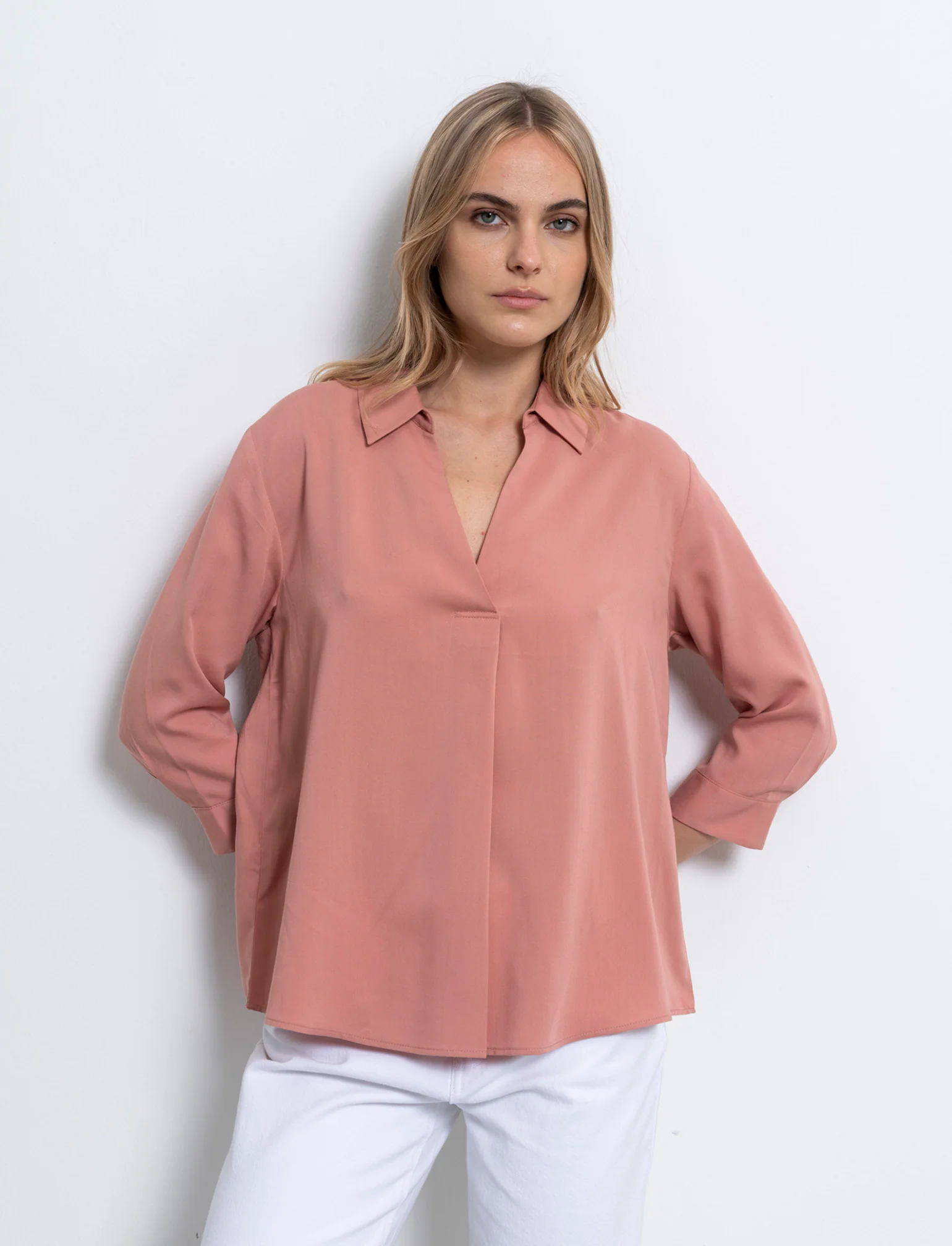 Casacca manica lunga da donna - Cipria