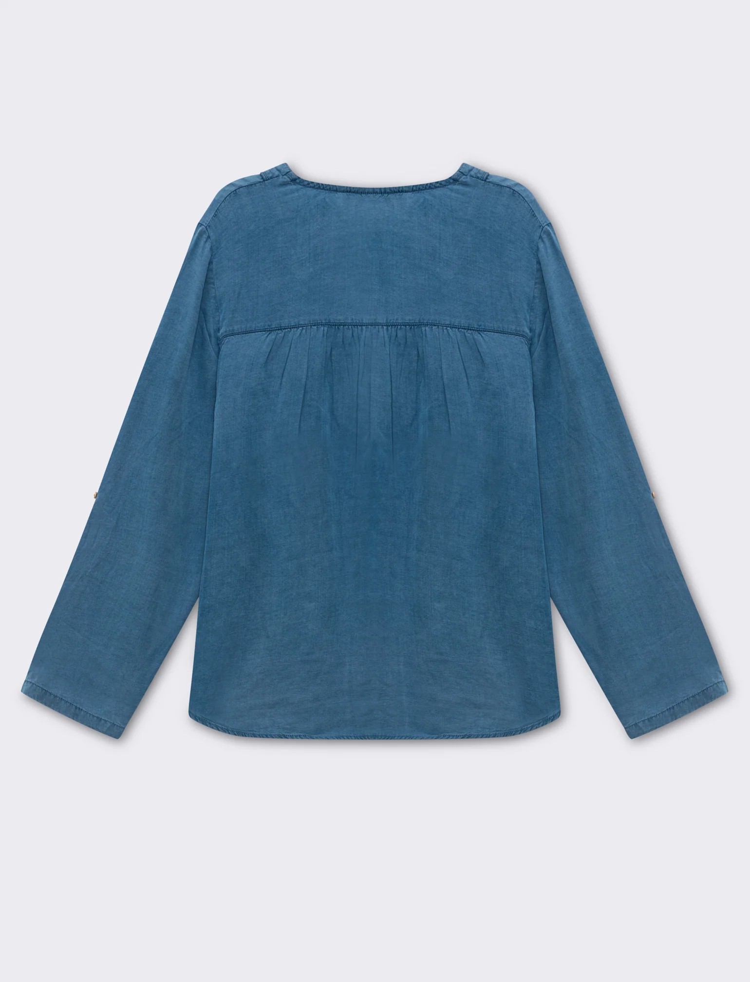 Casacca manica lunga da donna - Denim - Image 5