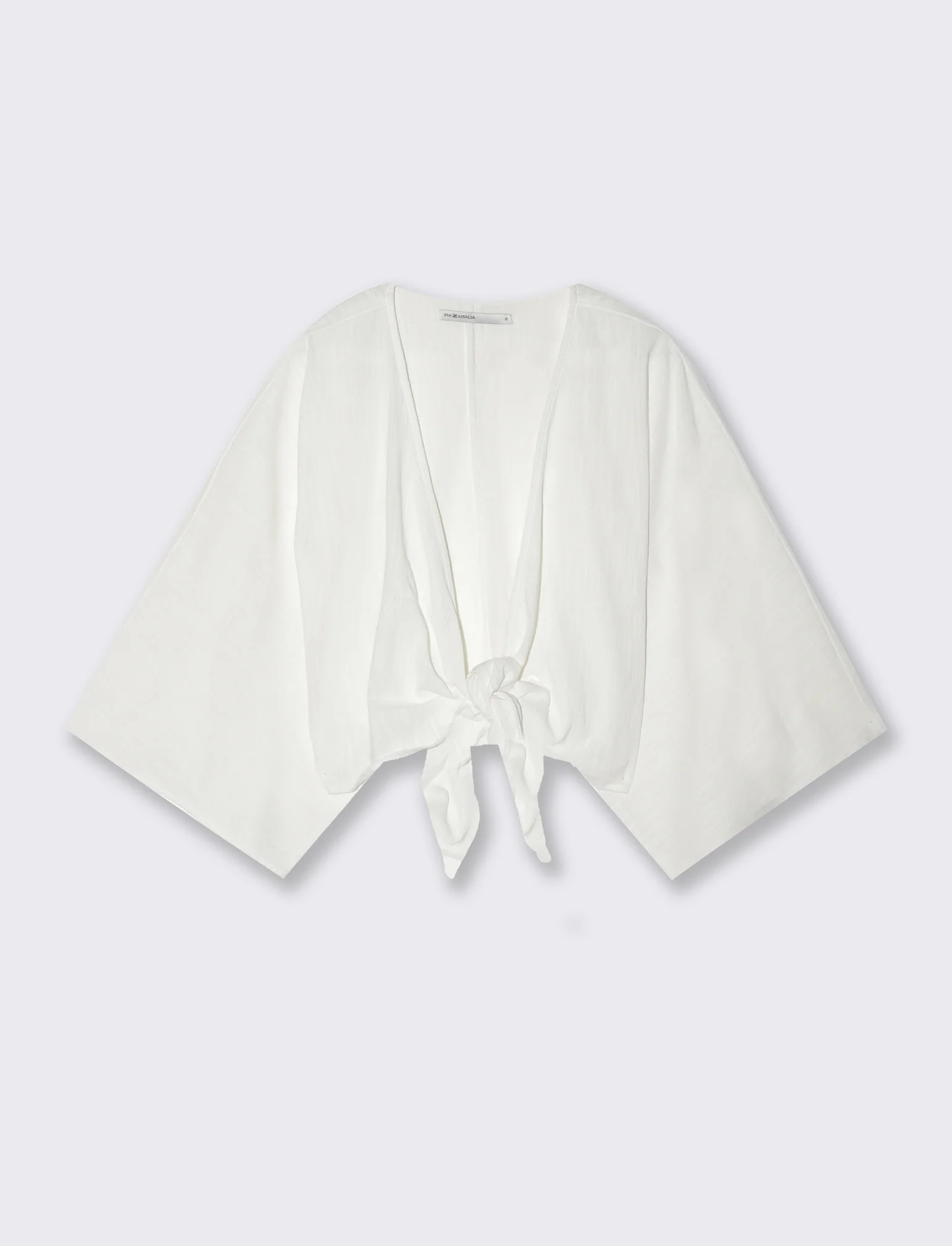 Casacca modello kimono da donna - Bianco - Image 4