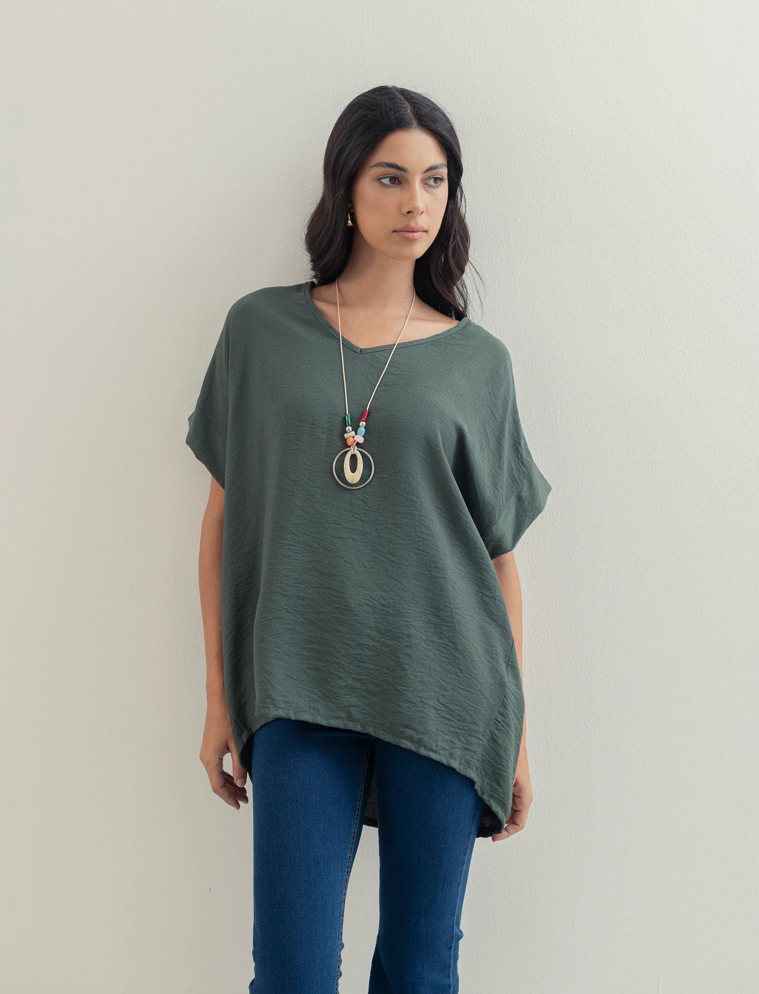 Casacca over con collana - Ve.milit.