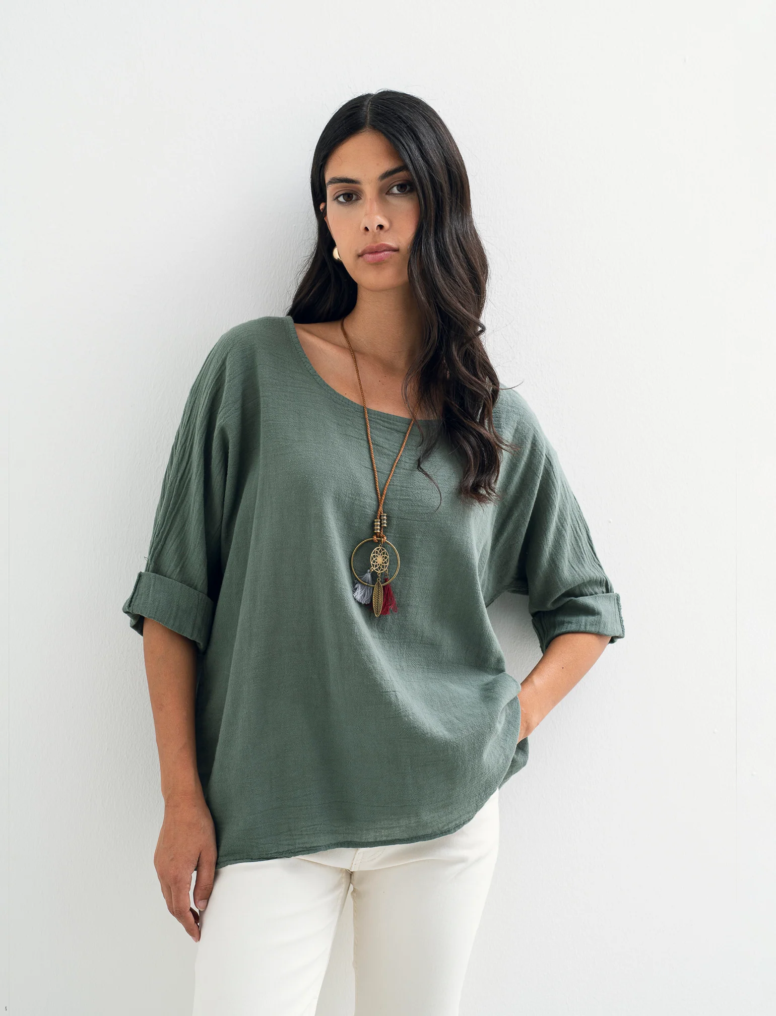 Casacca over con collana - Ve.milit. - Image 3