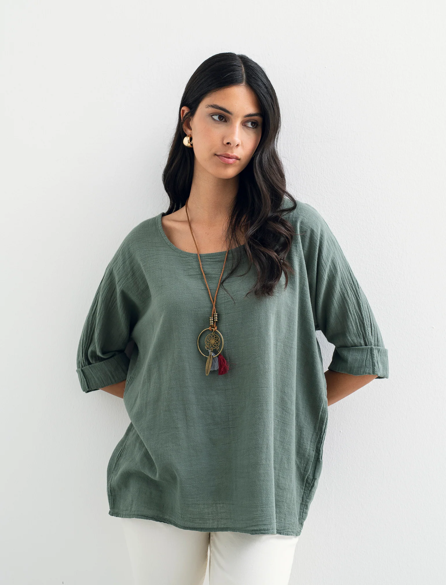 Casacca over con collana - Ve.milit. - Image 4