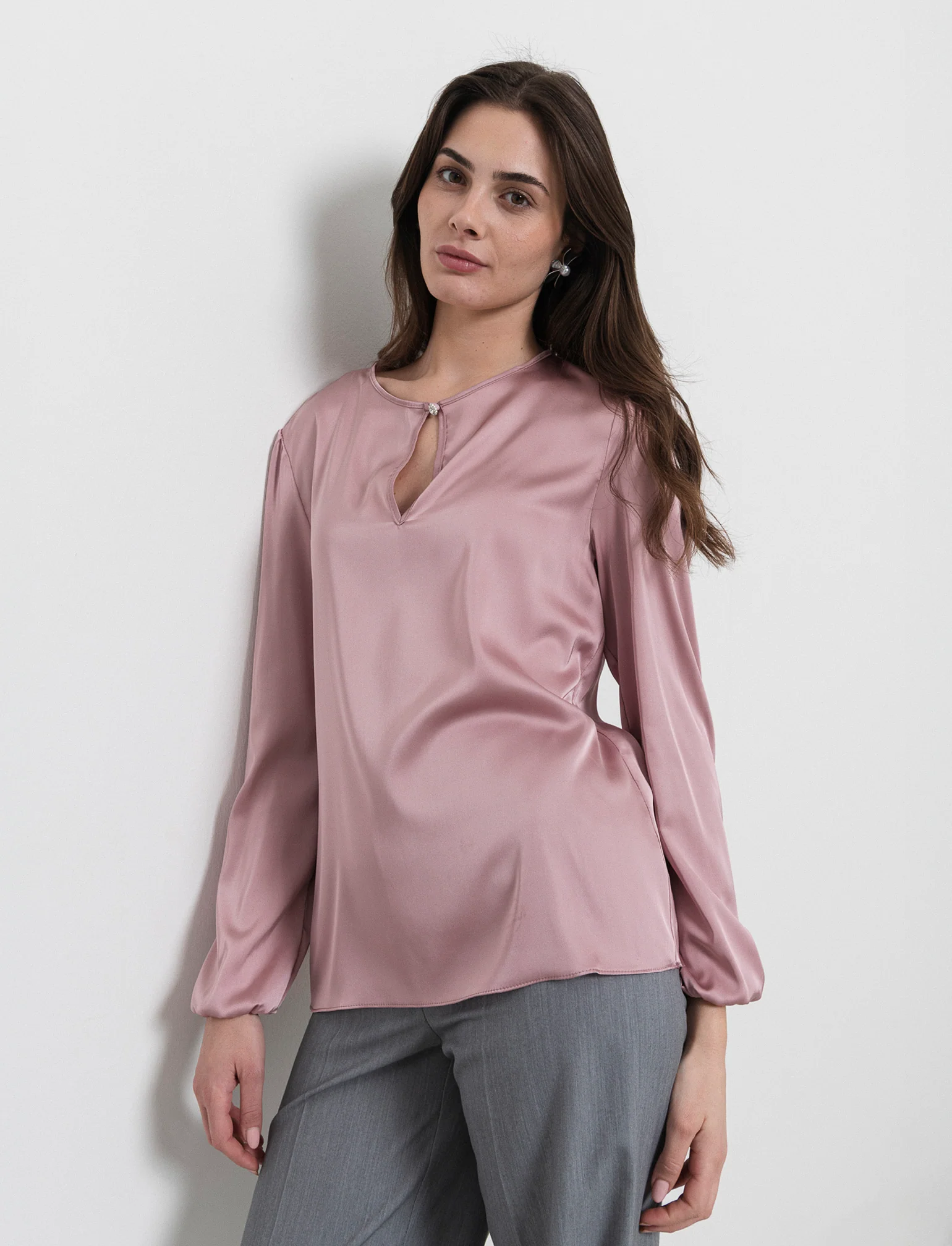 Casacca raso - Cipria - Image 2