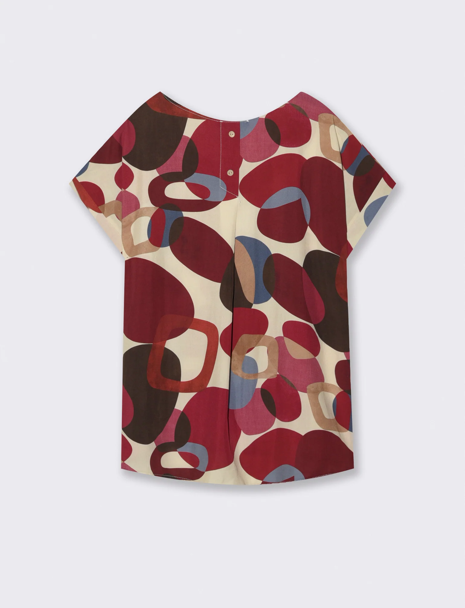 Casacca stampata con collana - Vinaccia - Image 2