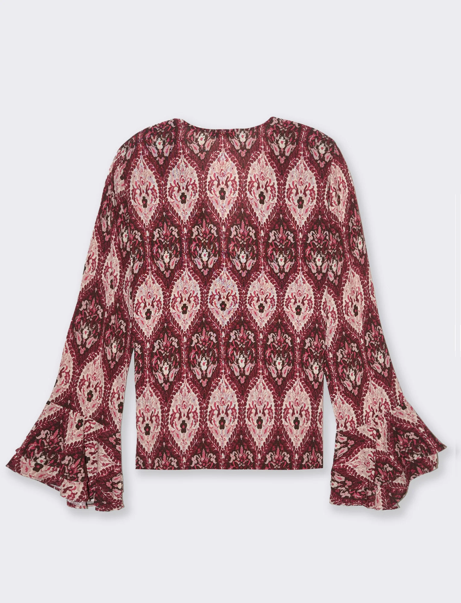 Casacca stampata con rouches da donna - var 2 - Image 5