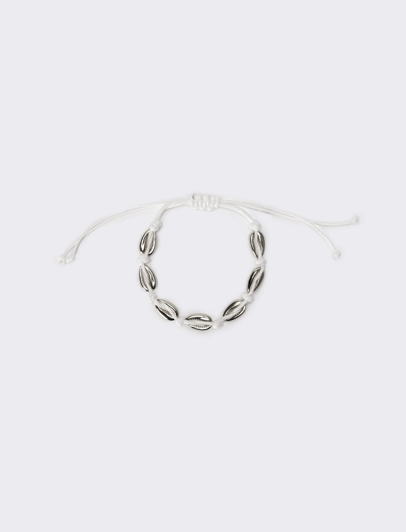 Cavigliera donna con conchiglia - Argento