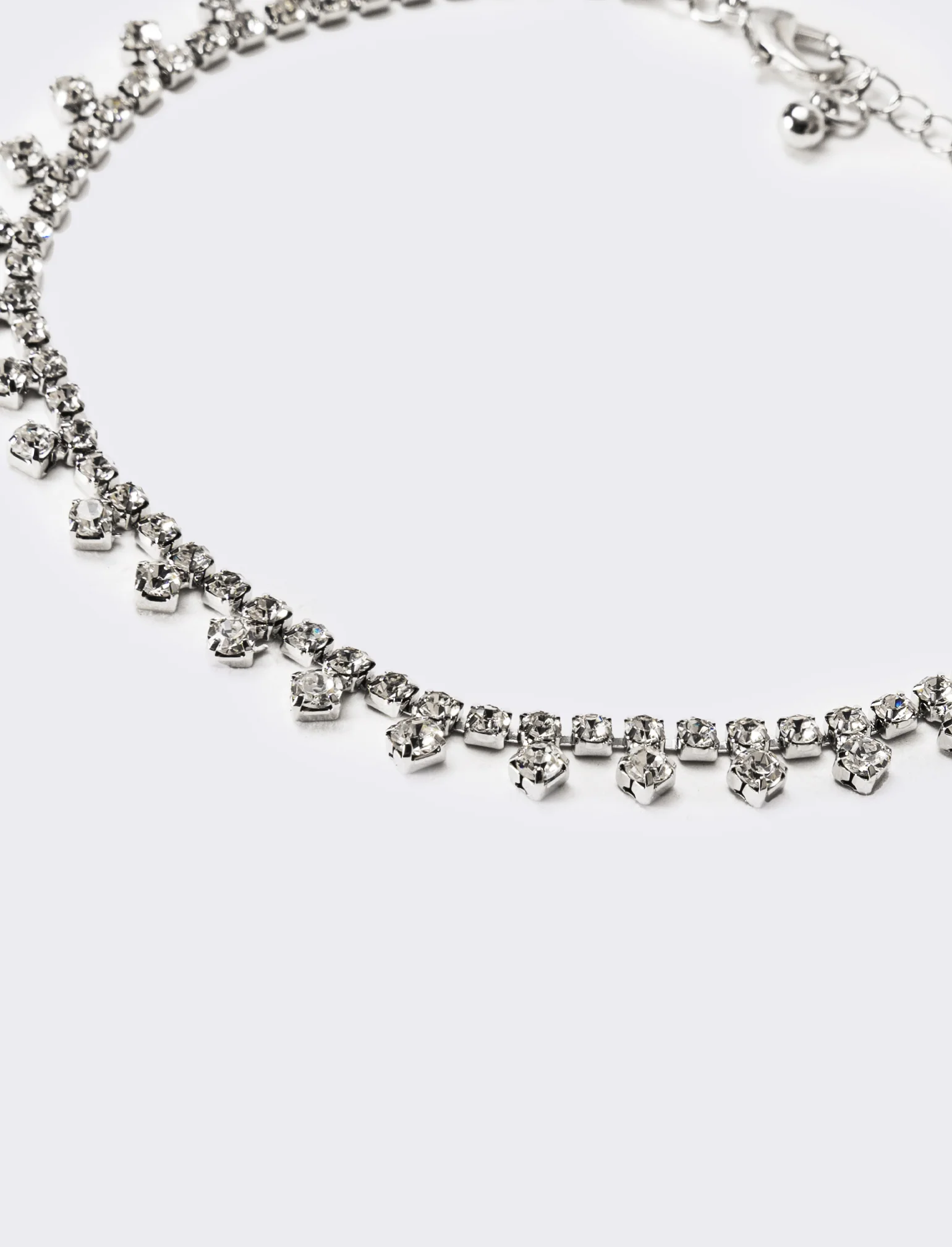 Cavigliera donna strass - Argento - Image 2