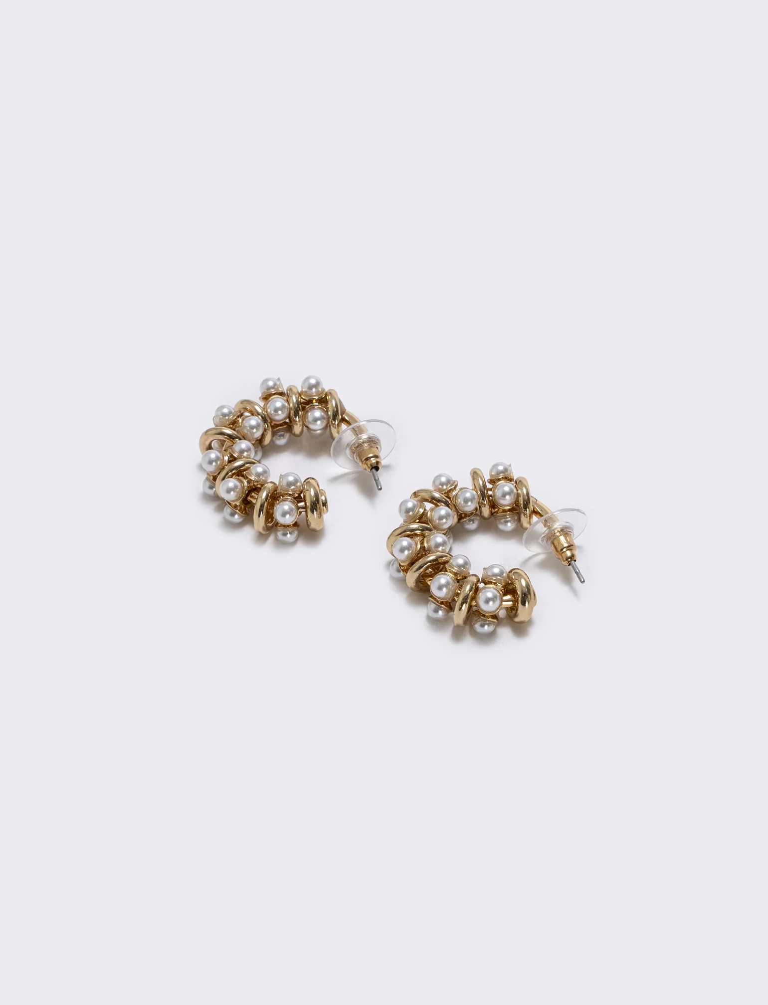 Cerchi con perline per donne eleganti - Oro - Image 2